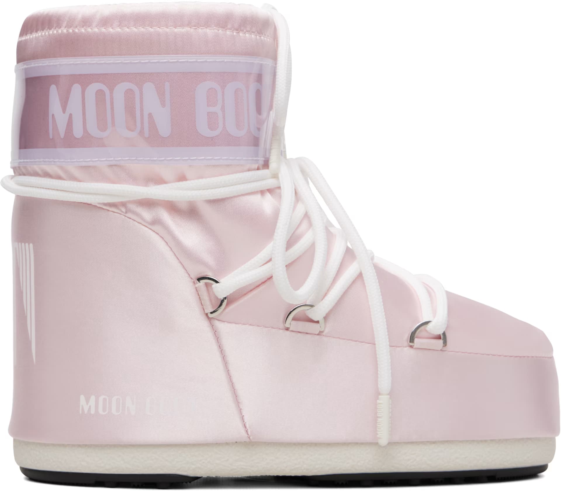Pink Icon Rose Low Pearly Boots by Moon Boot