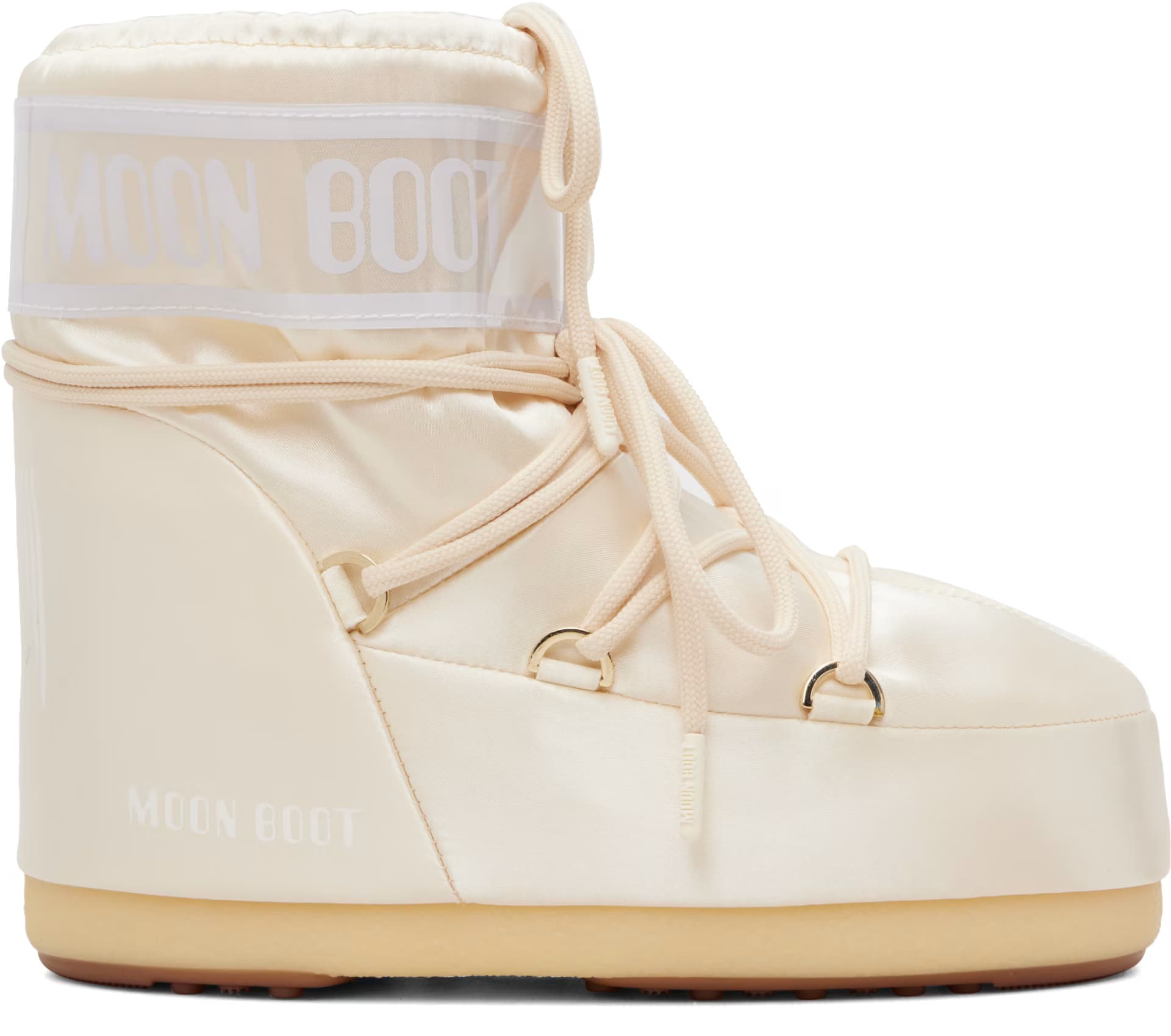Off-White Icon Low Pearly Boots by Moon Boot