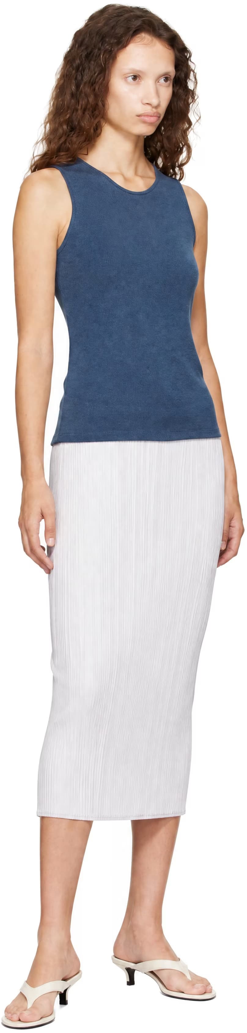 Gray Basics Midi Skirt 4