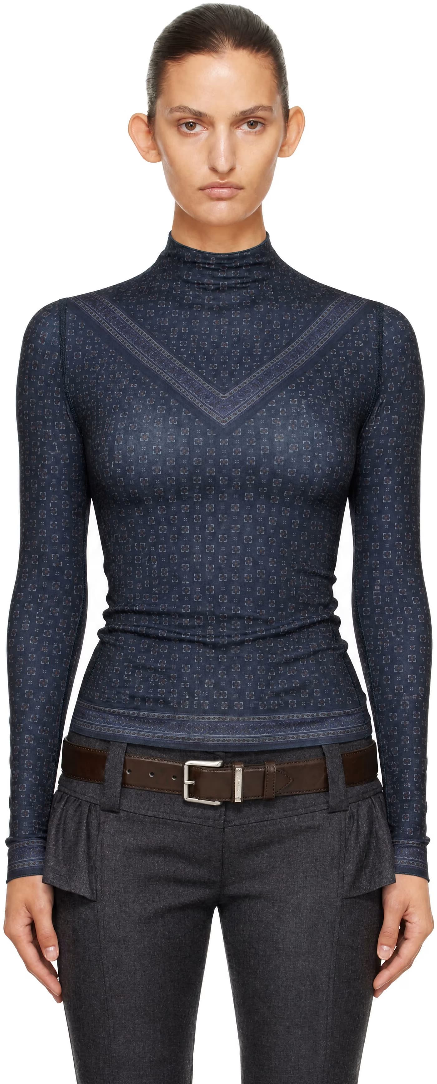 Navy Halcyon Top by KNWLS