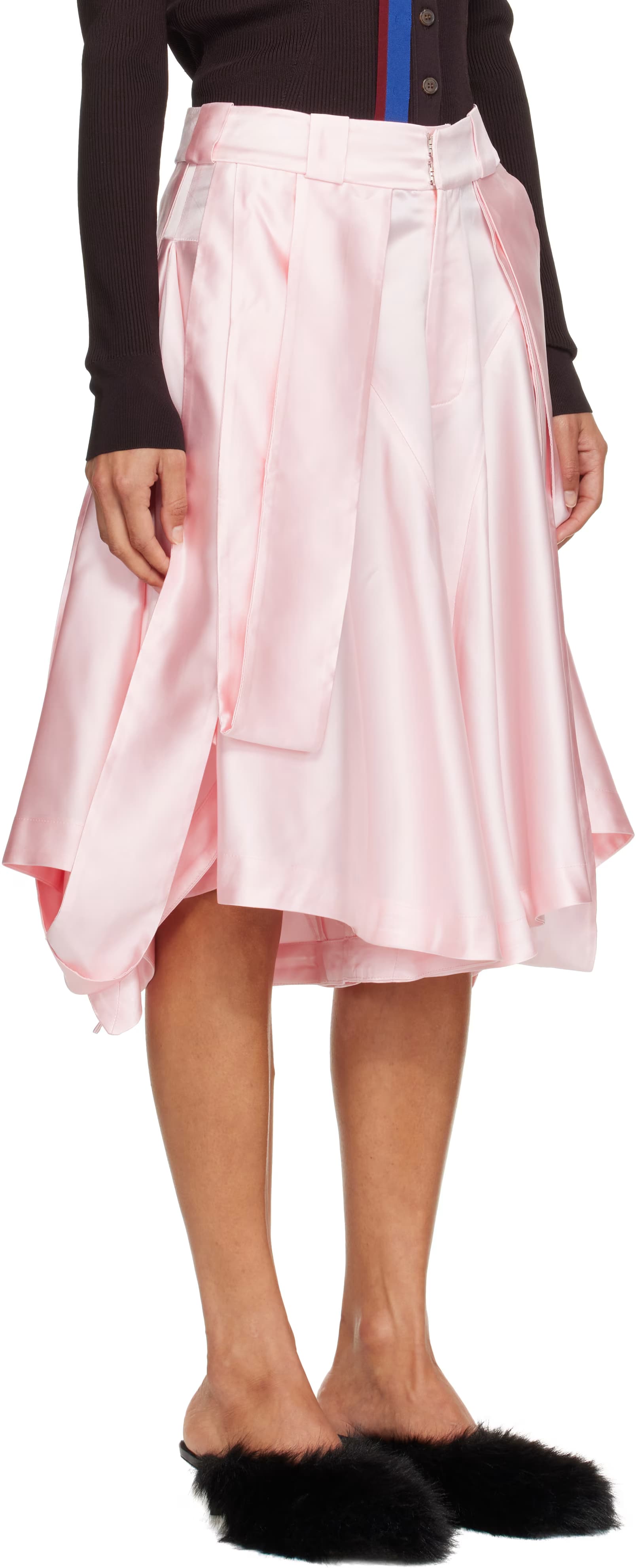 Pink Panel Shorts 2