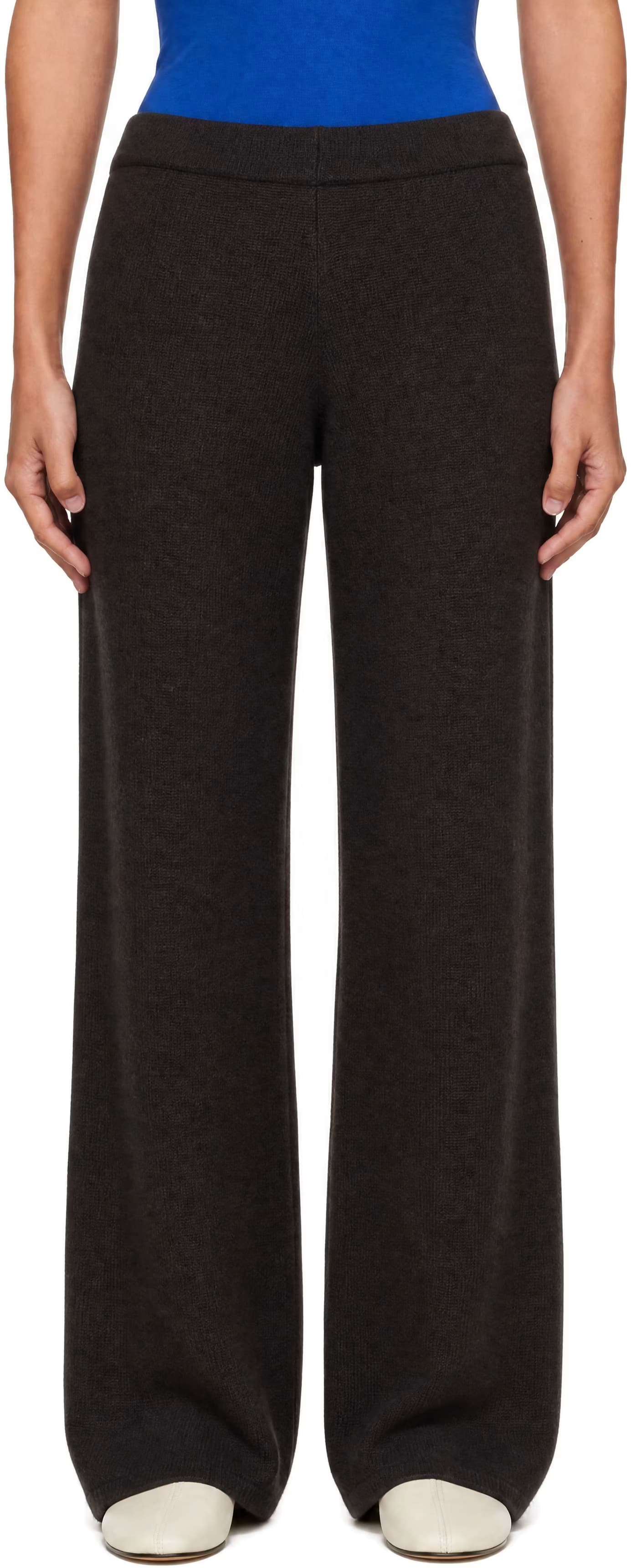 Brown Olanda Trousers by LISA YANG