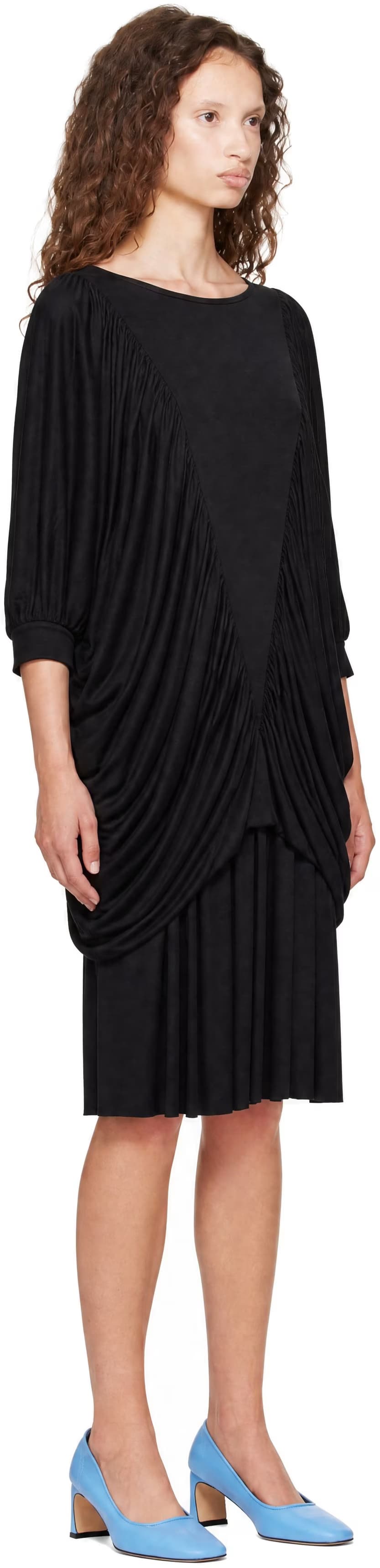 Black Alisette Midi Dress 2