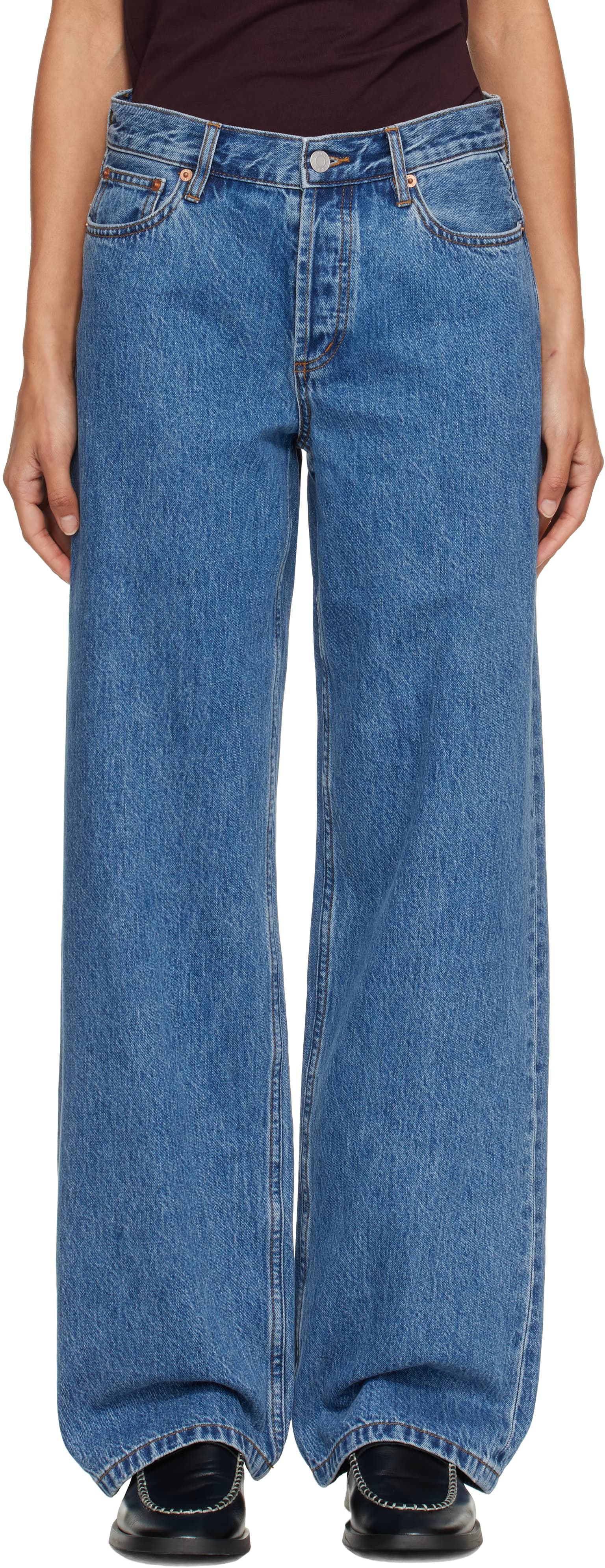 Blue Everyday Jeans by Still Here