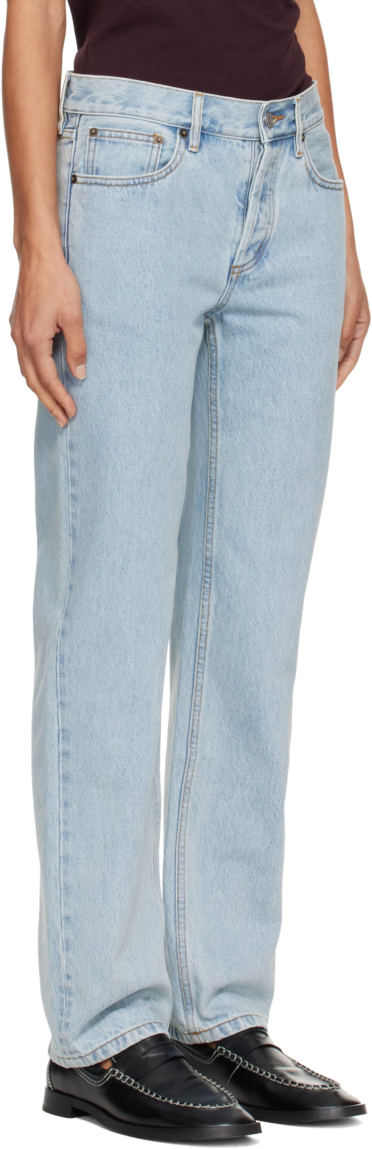 Blue Straight-Leg Life Jeans 2