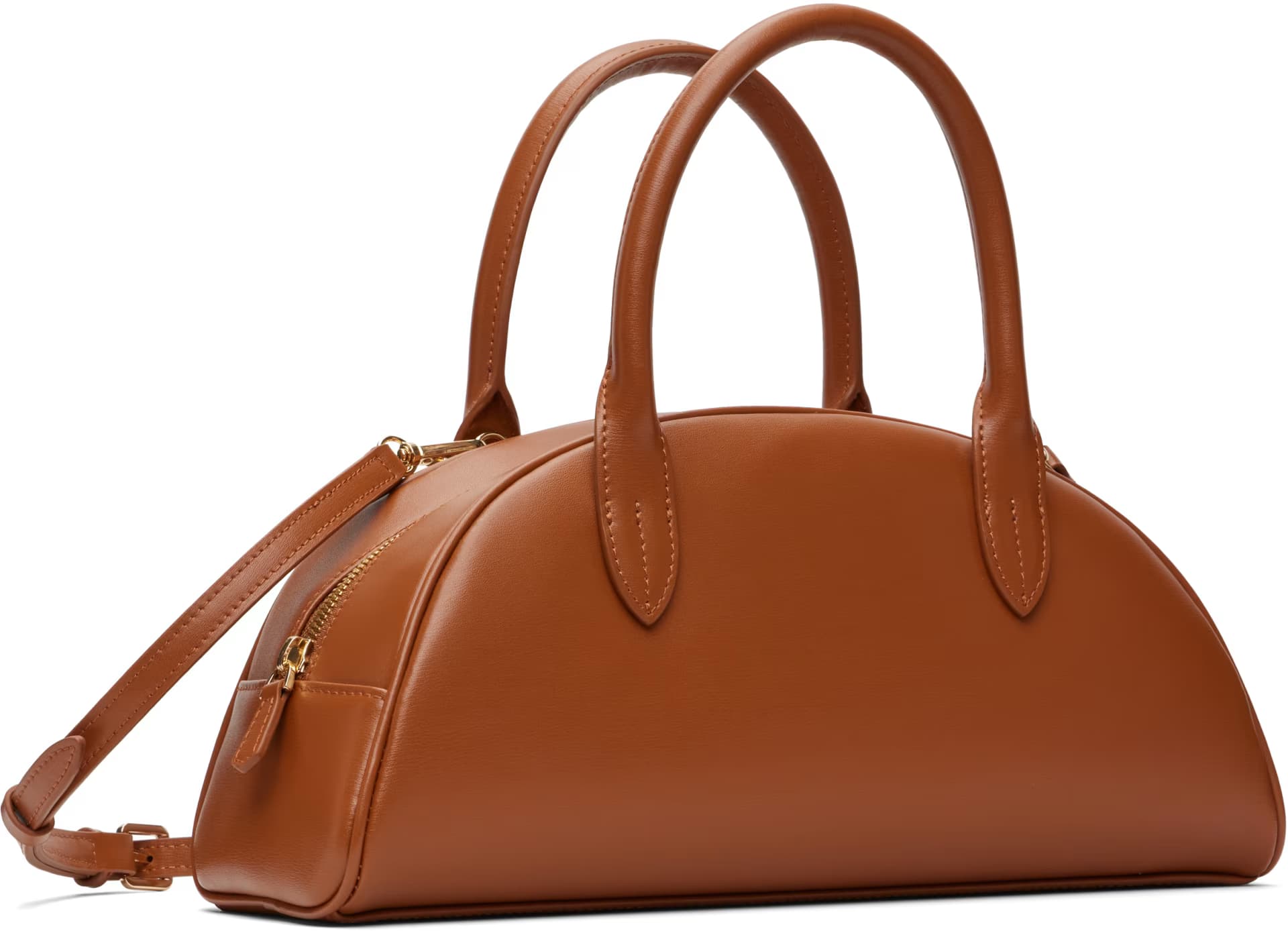 Tan Classic Bowling Bag 2