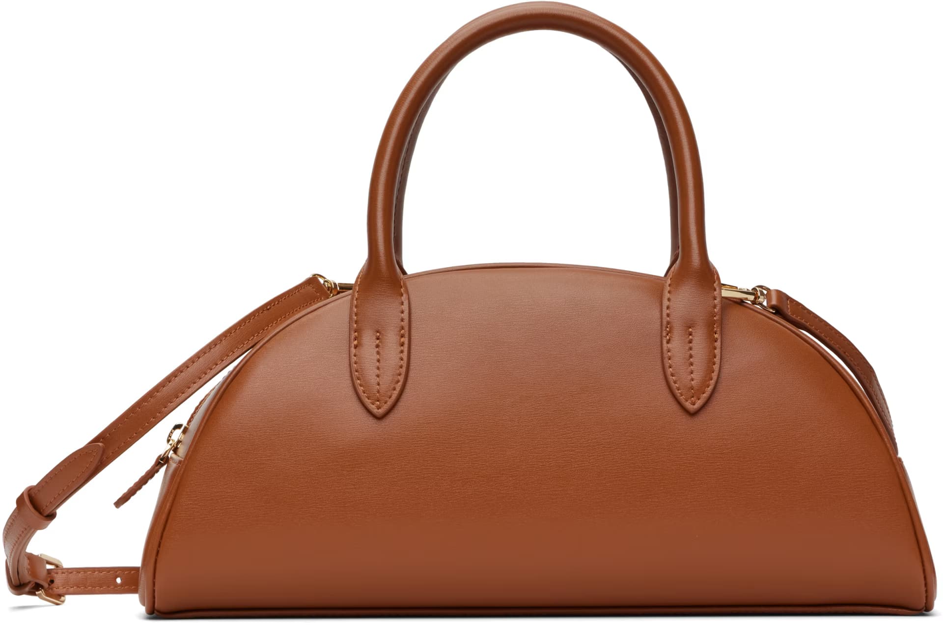 Tan Classic Bowling Bag by Dunst