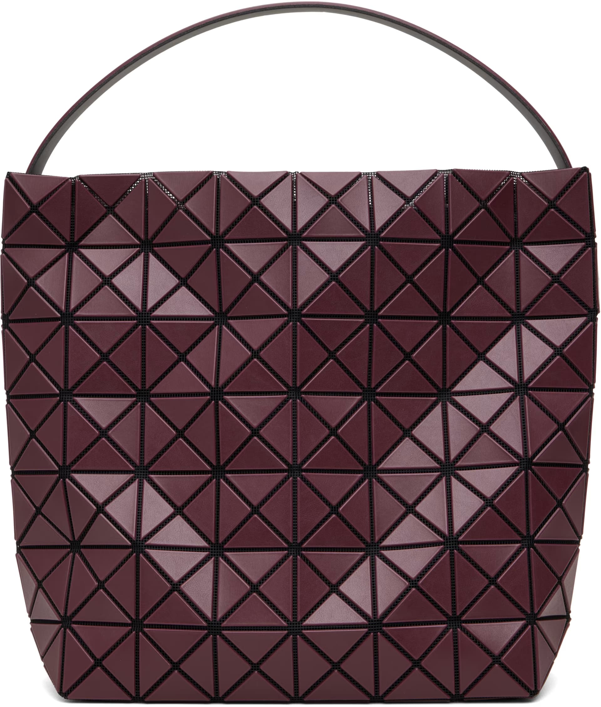 Burgundy Valley Bag by BAO BAO ISSEY MIYAKE