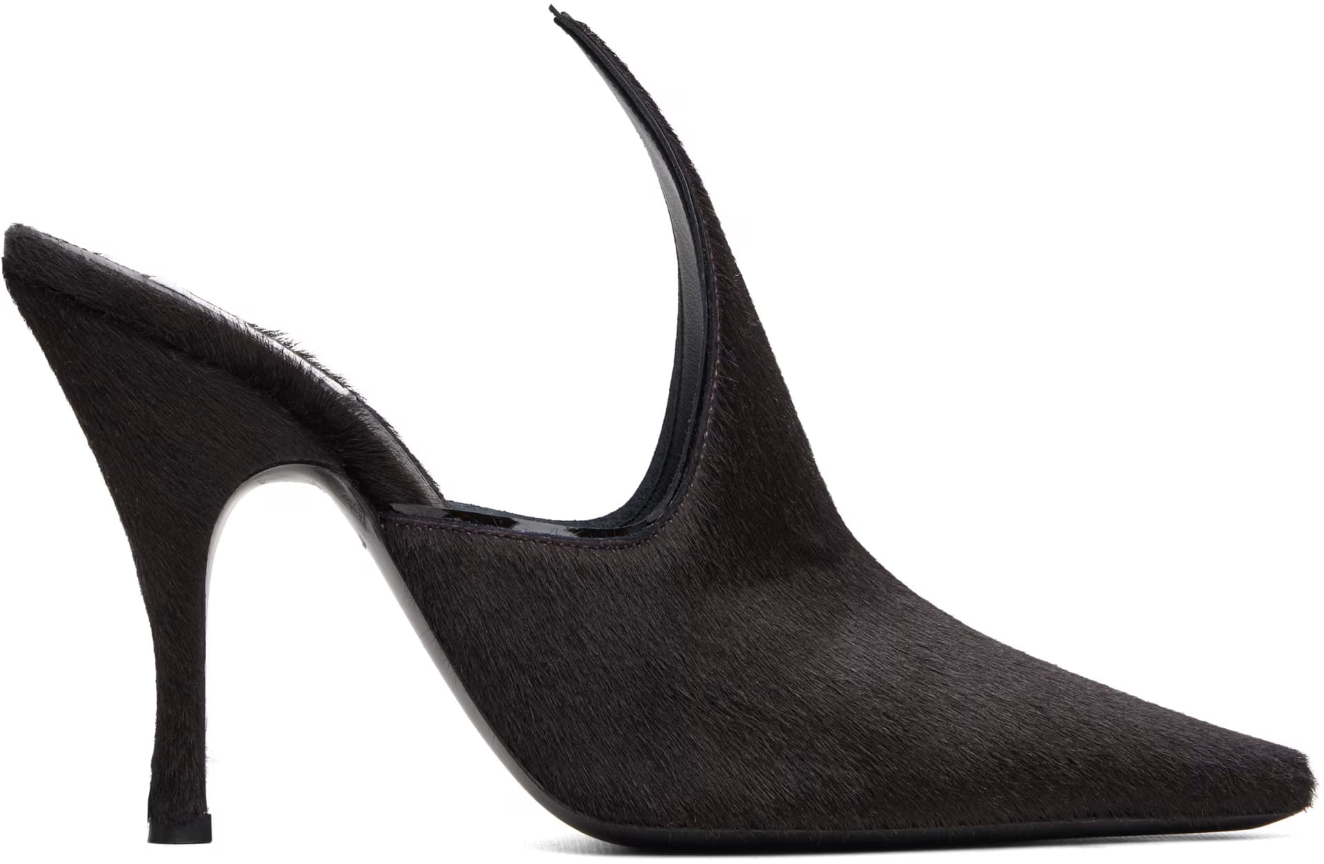 Brown Court Mule Heels by ALAÏA
