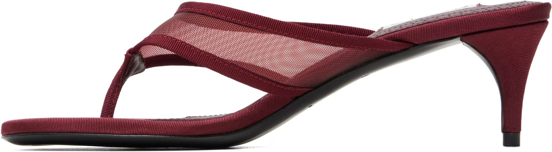 Burgundy Infra 55 Heeled Sandals 3
