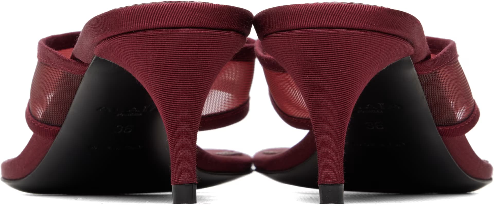 Burgundy Infra 55 Heeled Sandals 2