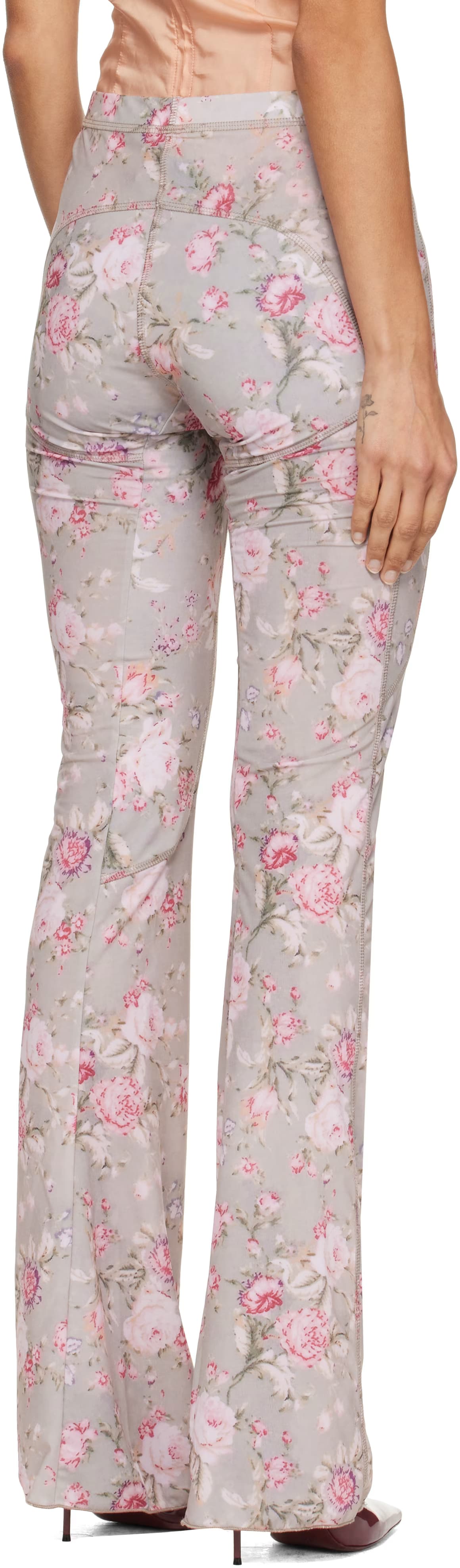 Gray & Pink Halcyon Leggings 3