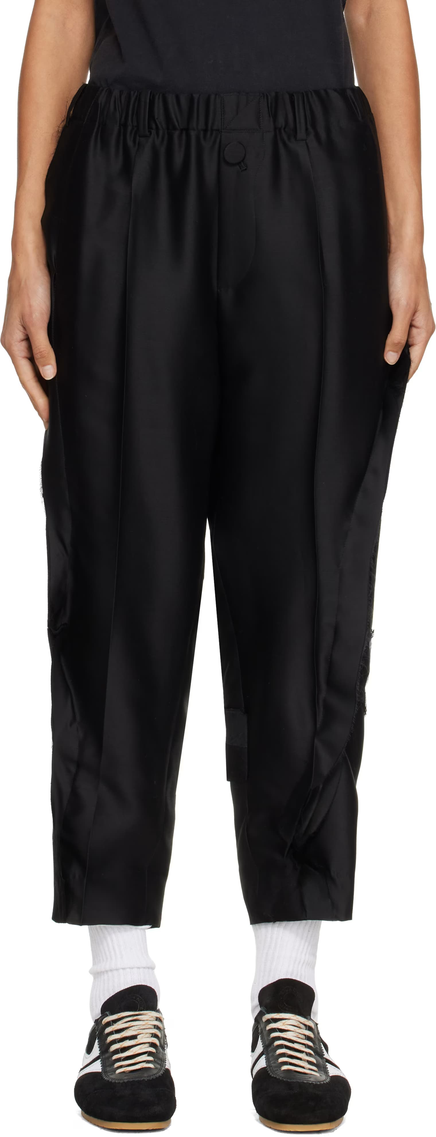 Black UC2F1502-1 Trousers by UNDERCOVER