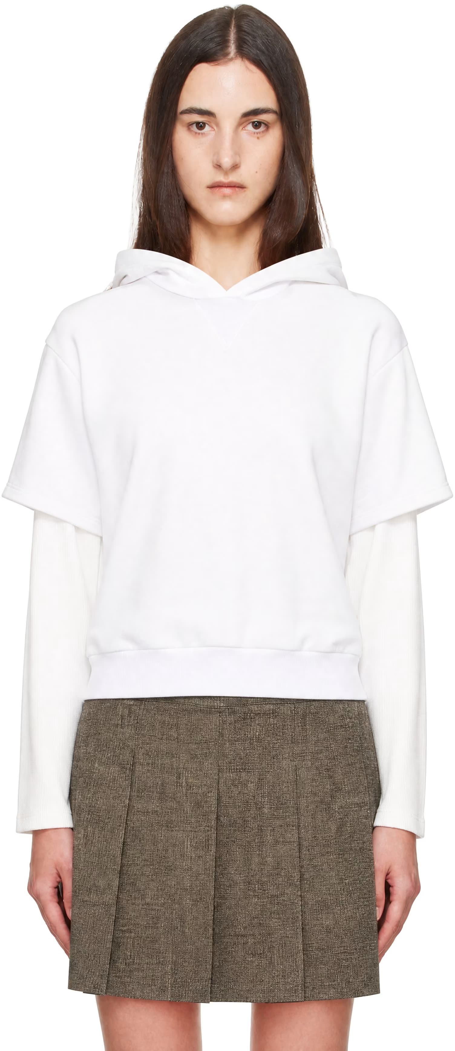 White 2Tee Sweatshirt by Still Here