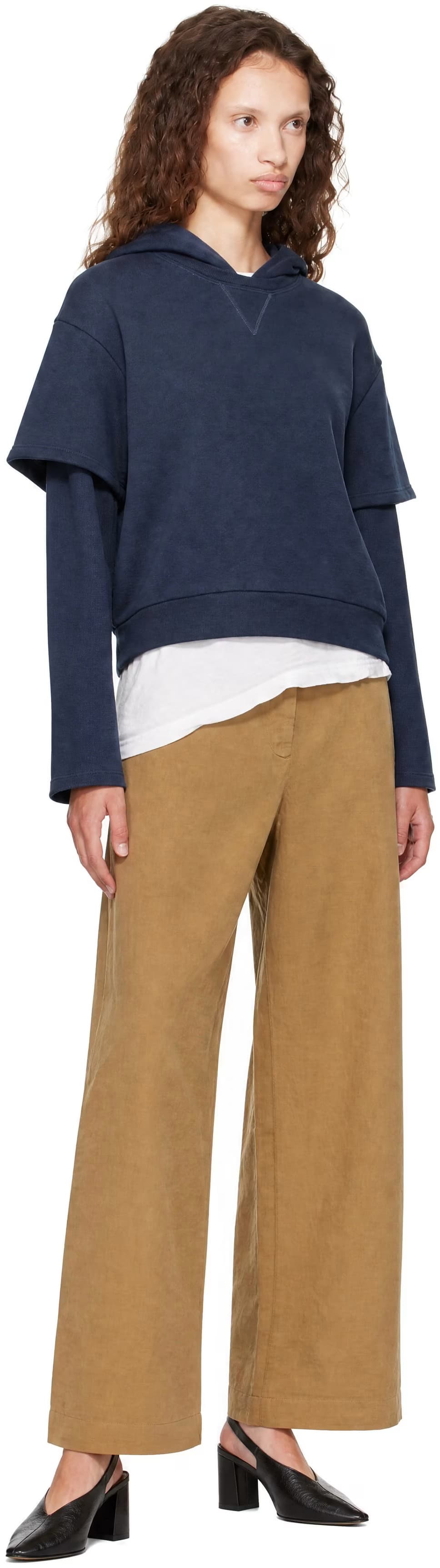 Navy 2Tee Sweatshirt Hoodie 4