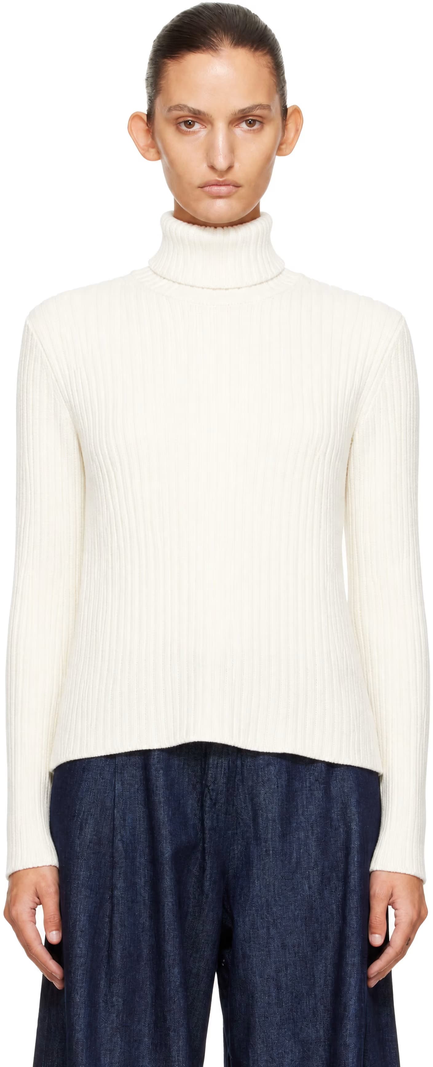 Off-White Miller Turtleneck Sweater by Still Here