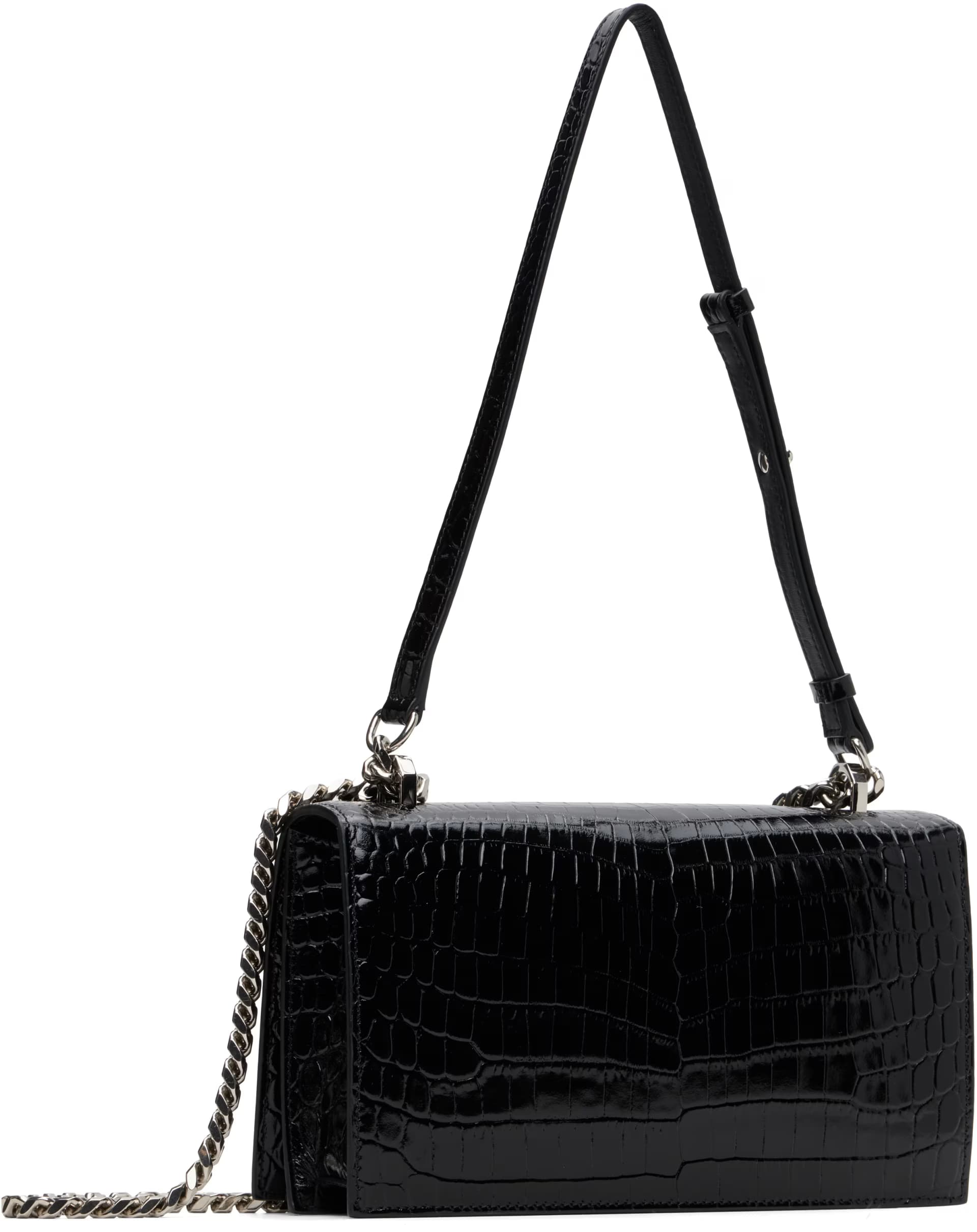 Black Jewelled Satchel by Alexander McQueen