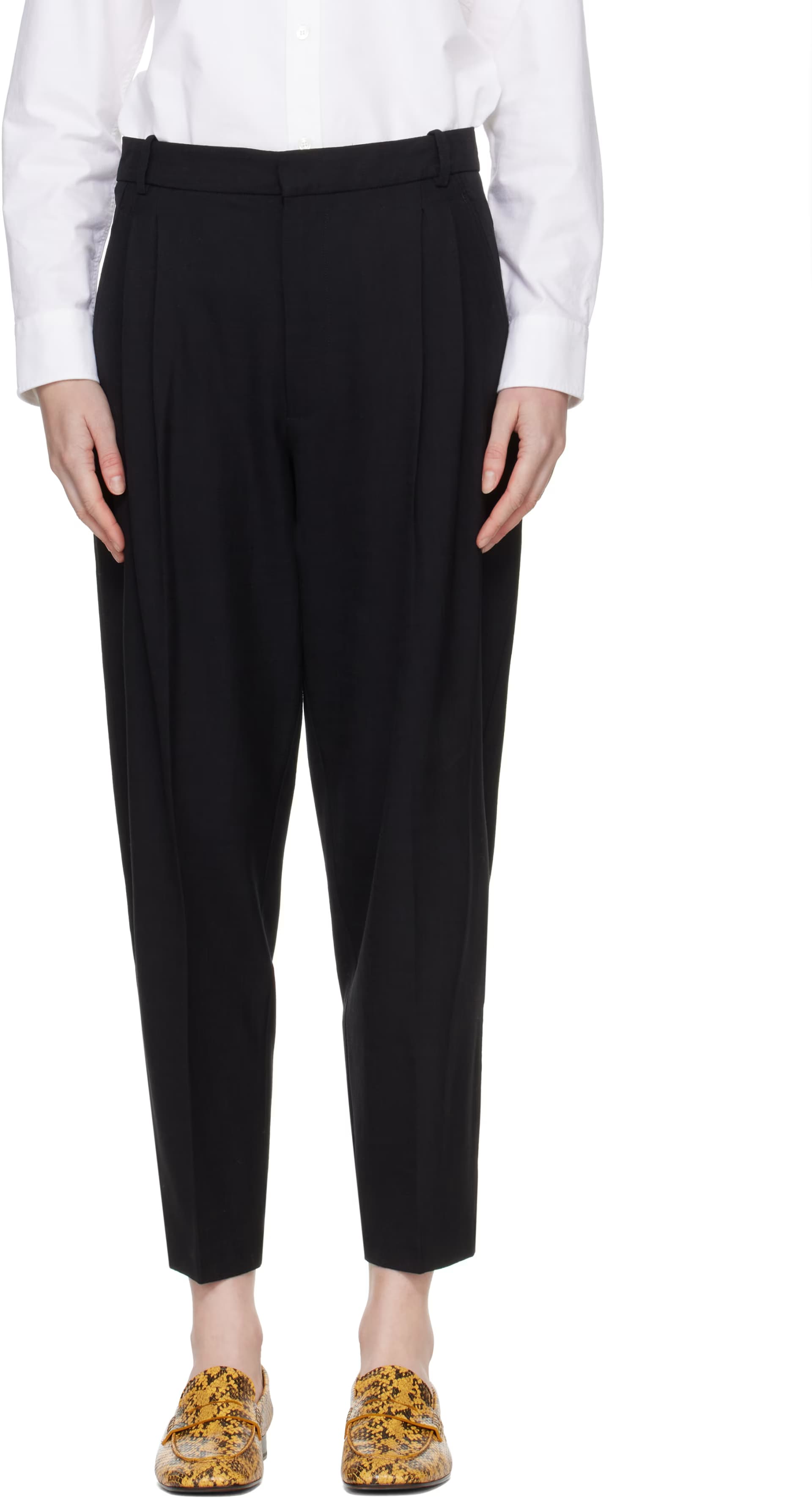 Black Carrot Trousers by Cordera