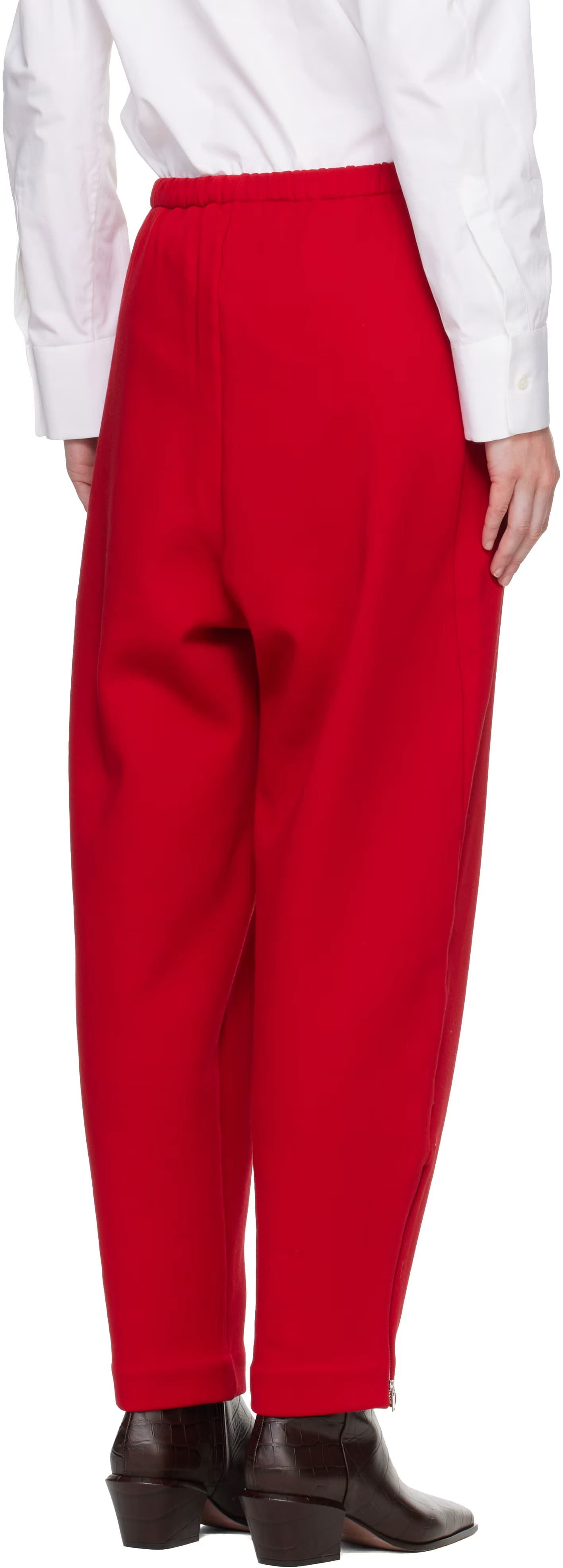 Red Fleece Lounge Pants 3