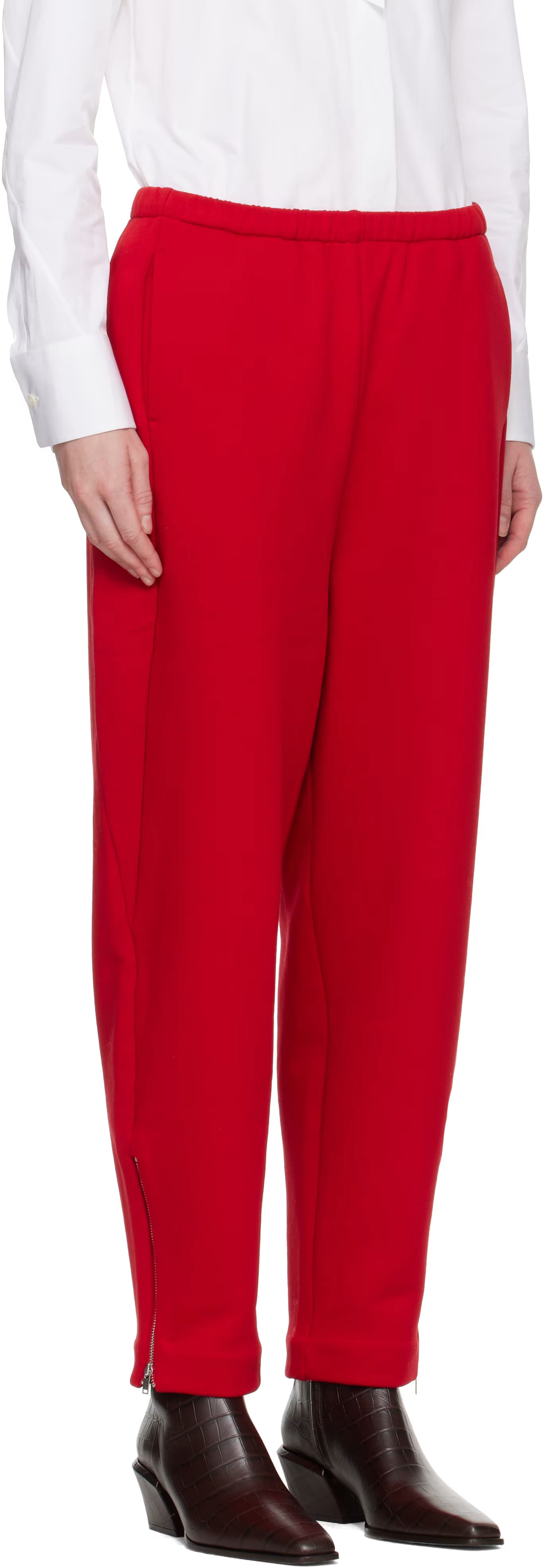 Red Fleece Lounge Pants 2