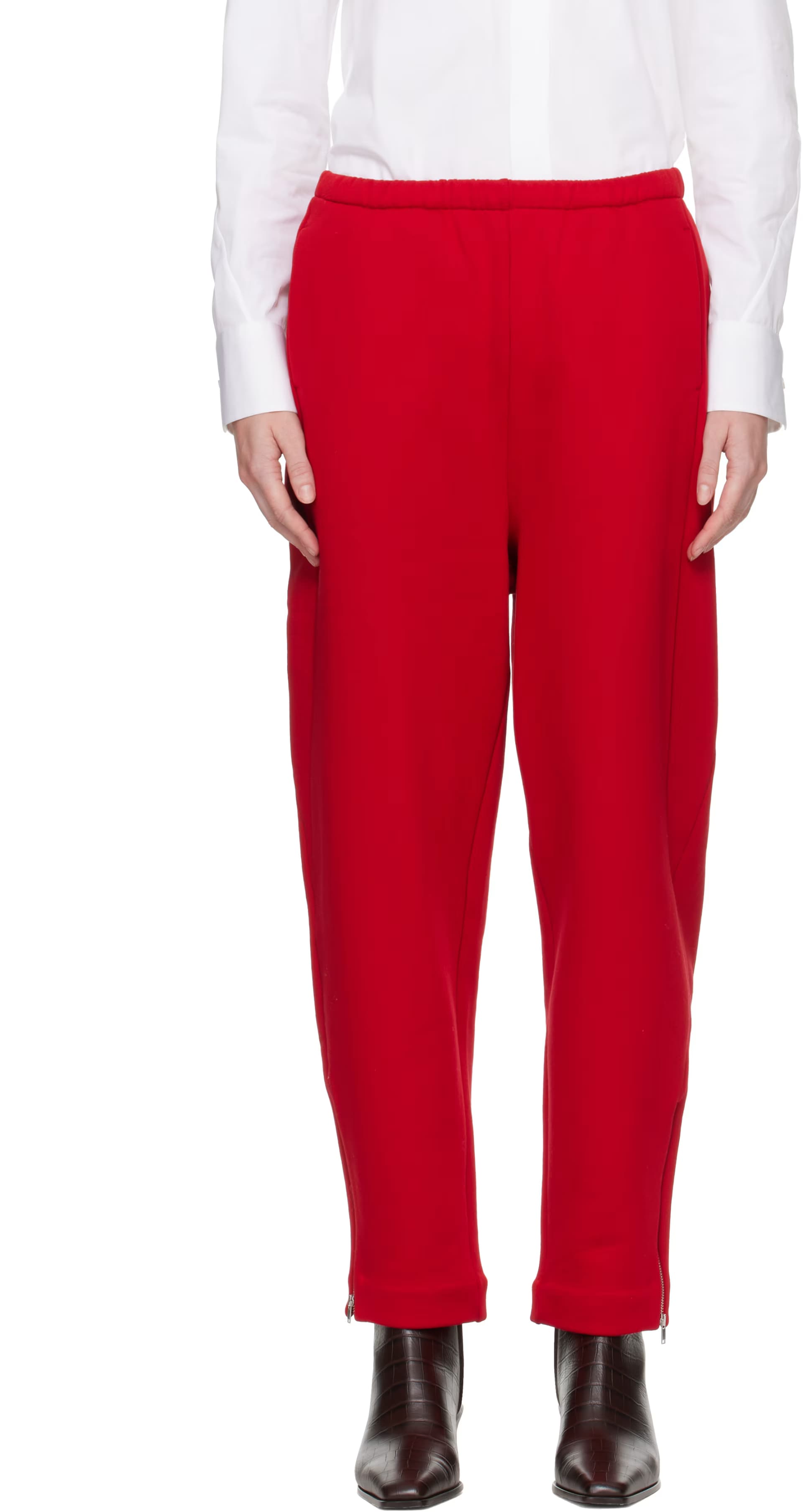 Red Fleece Lounge Pants by Cordera
