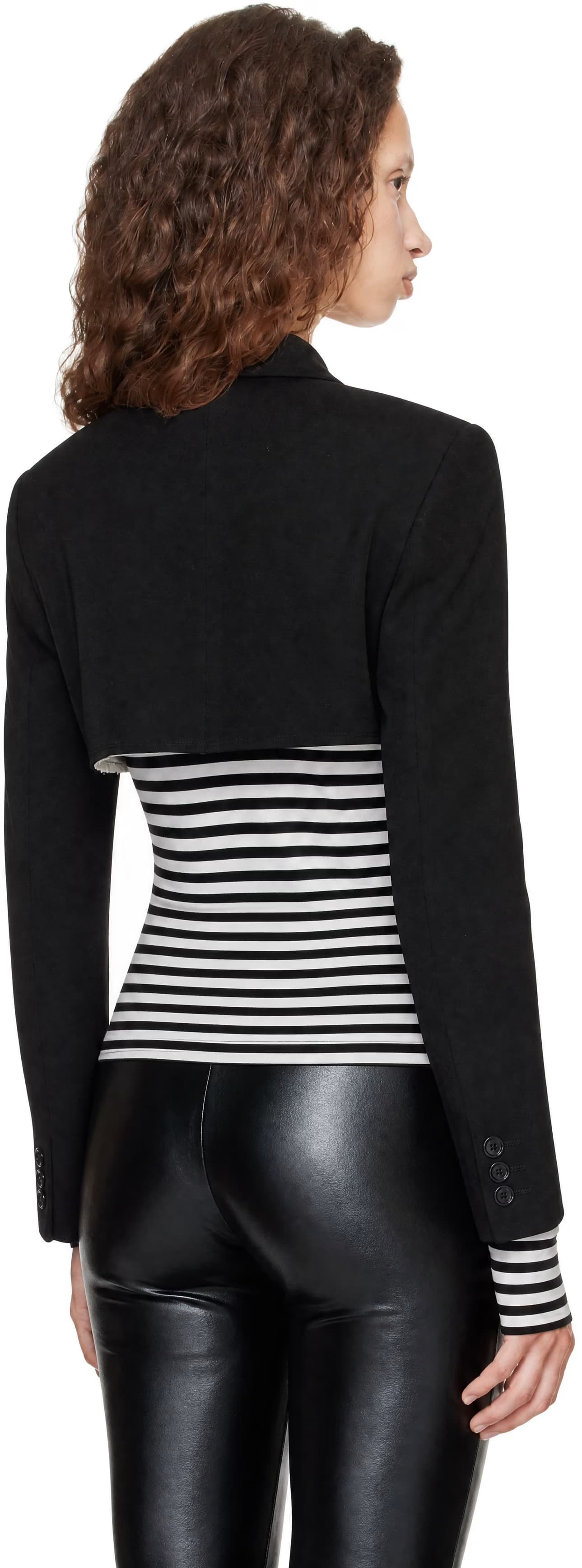Black Wool Doeskin Jacket by Comme des Garçons