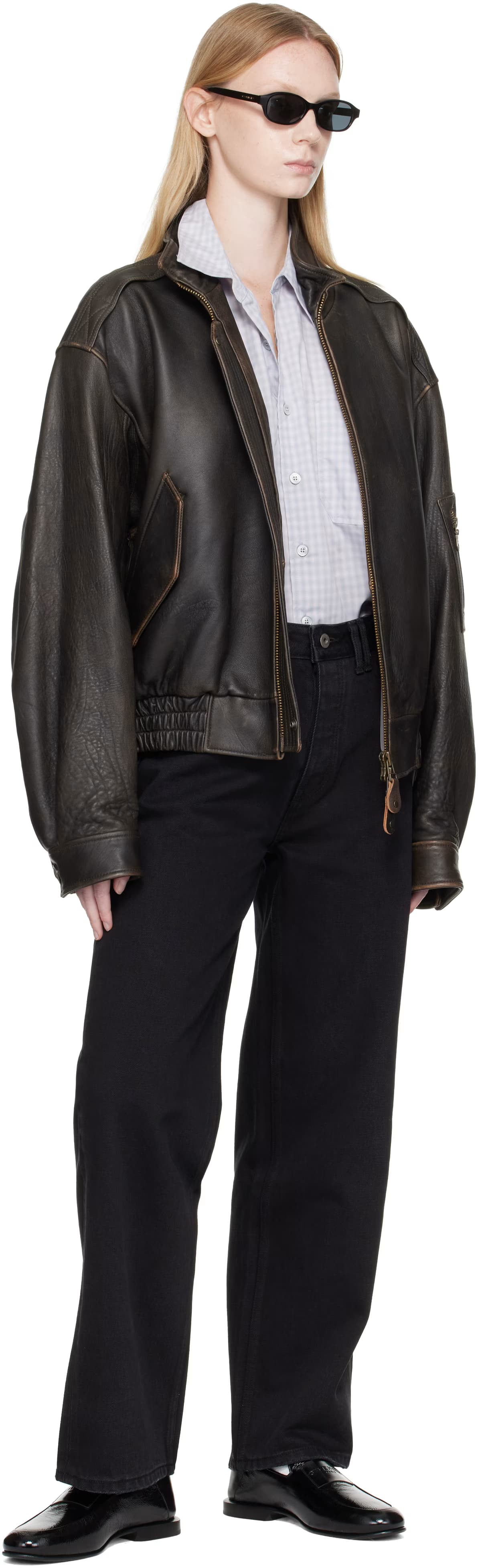 Black Straight Jeans by COOR