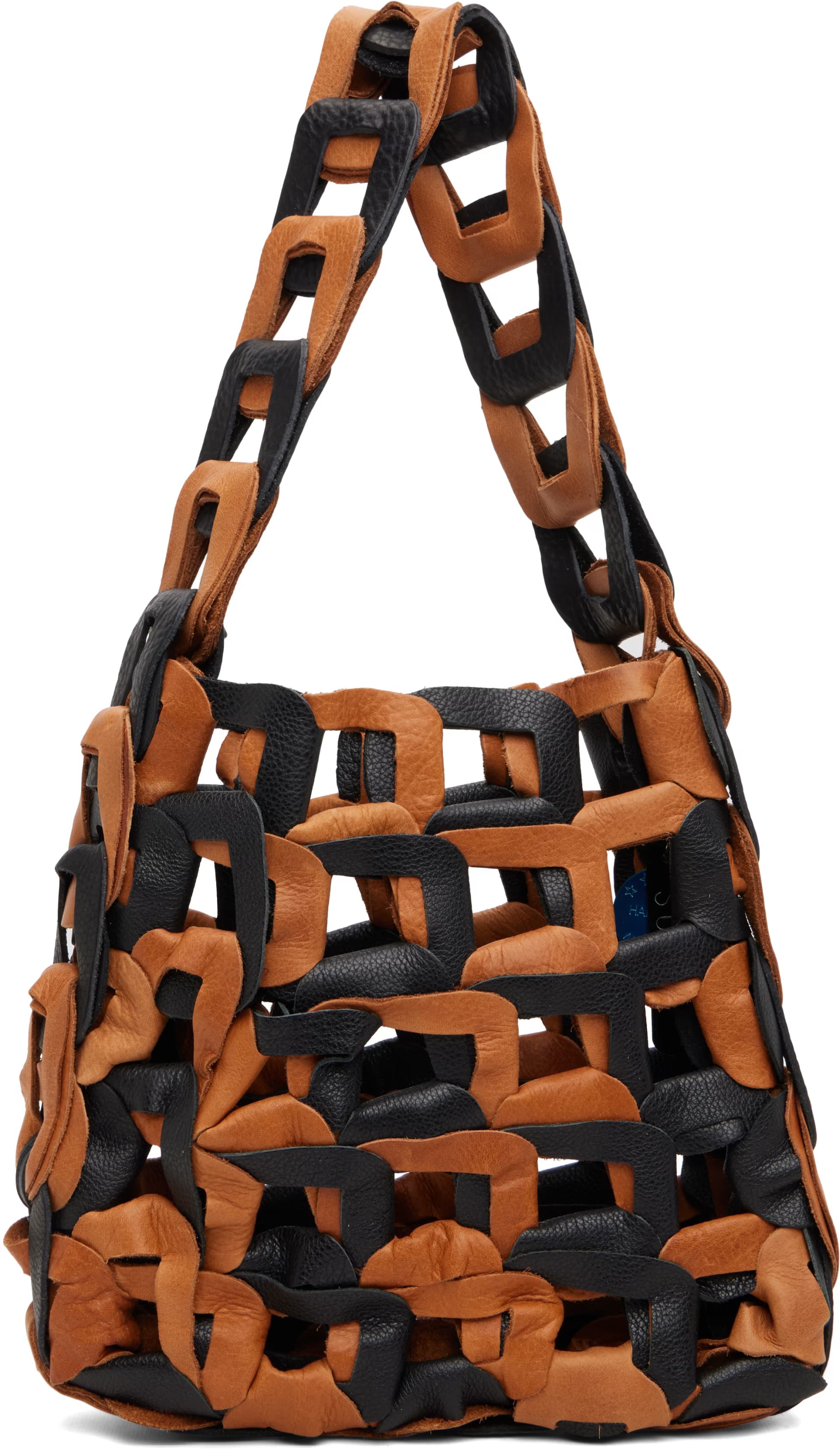Black & Tan Links Bag by SC103