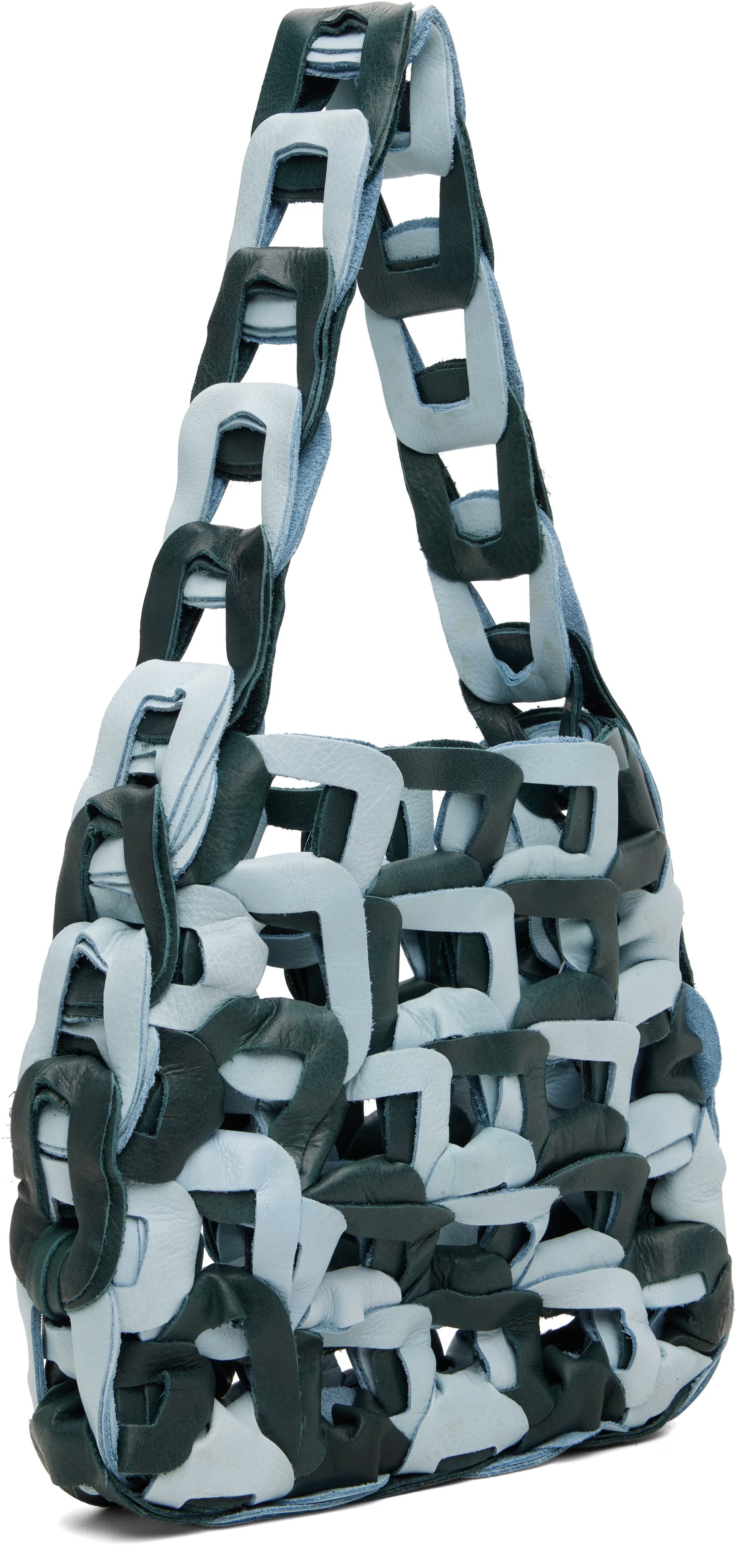 Blue & Green Links Bag by SC103