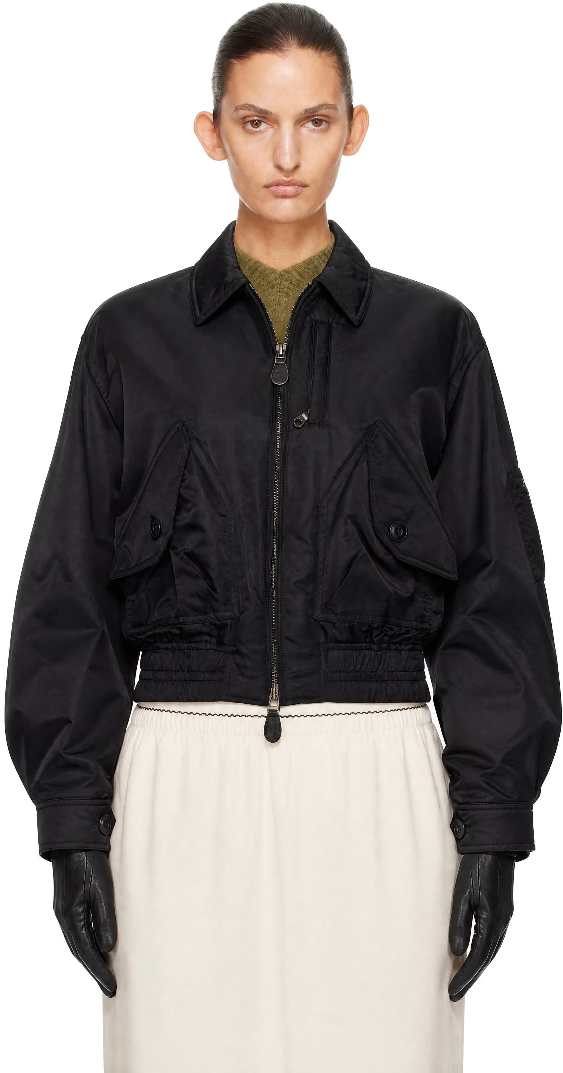 Black MK-3 Flight Jacket by COOR