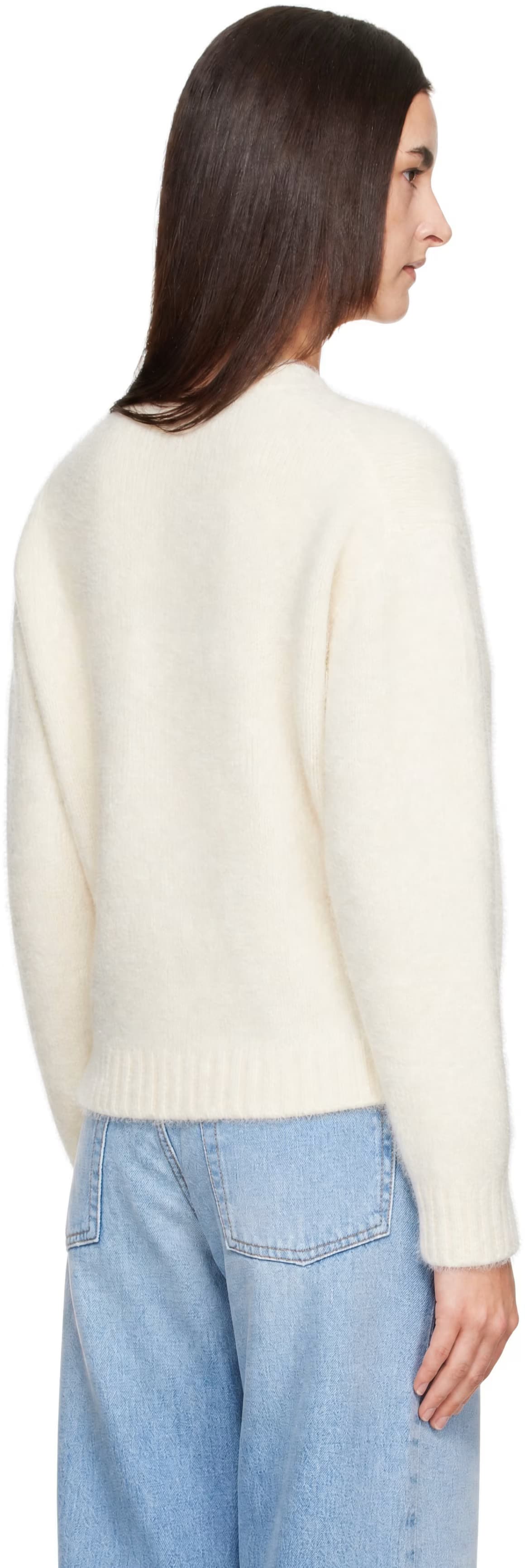 Off-White Maxi Alpaca-Blend Hairy Sweater 3