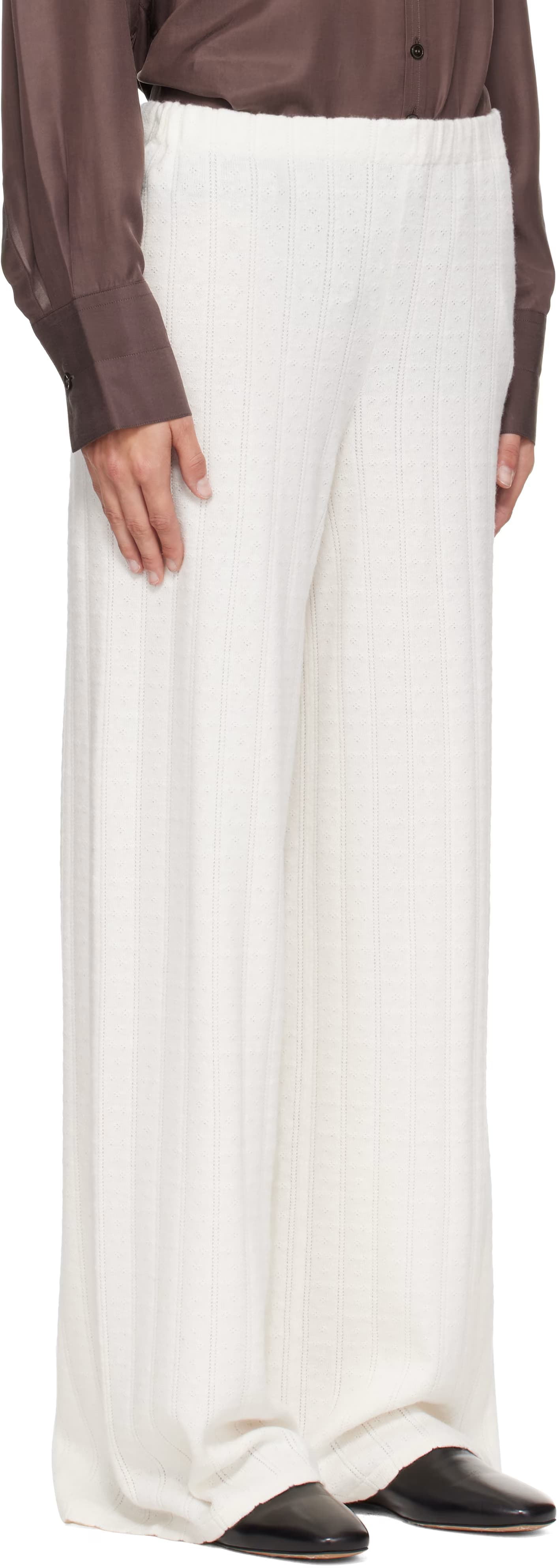 Off-White Shannen Trousers by LISA YANG