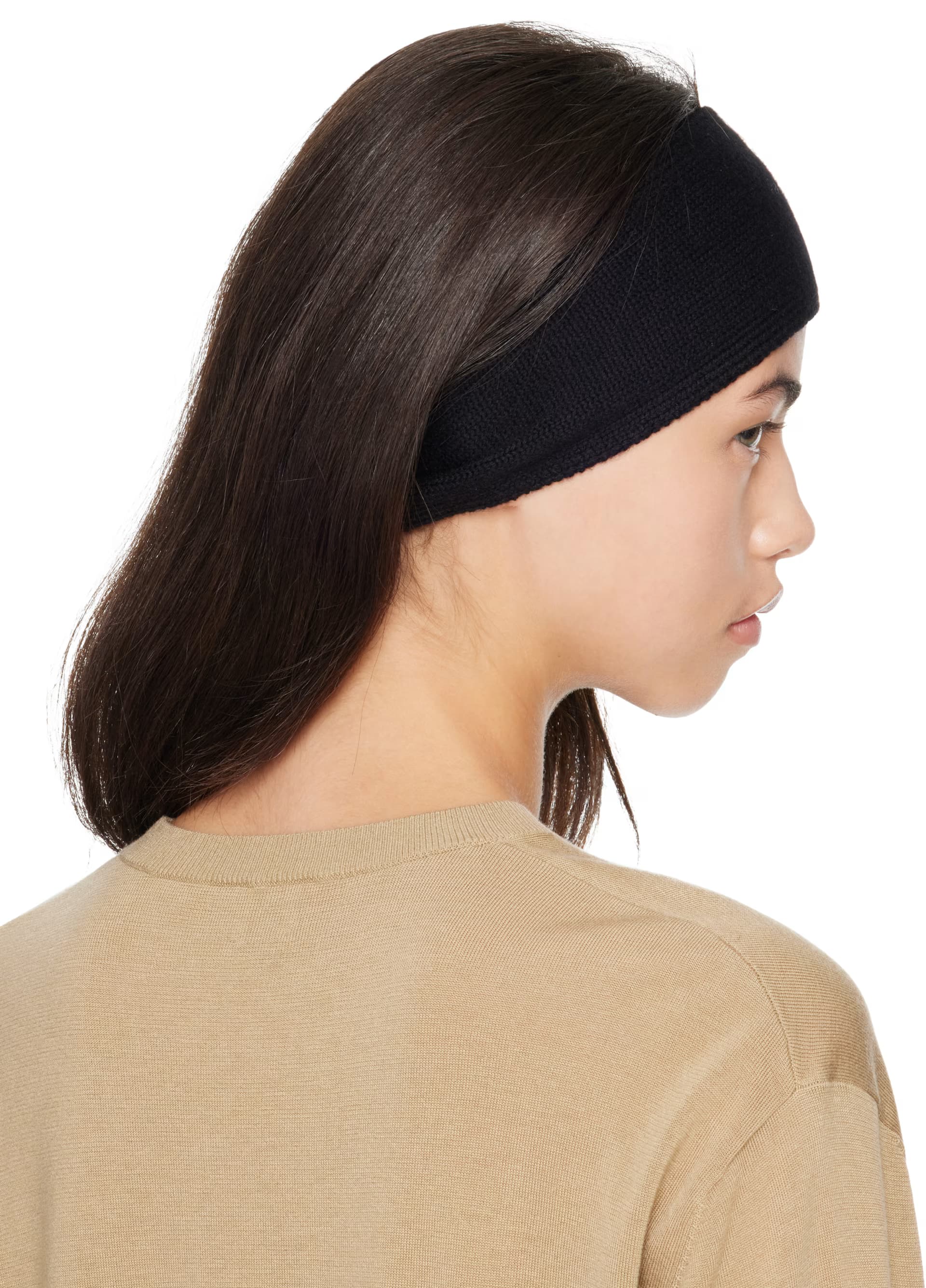 Black Cashmere Headband 3