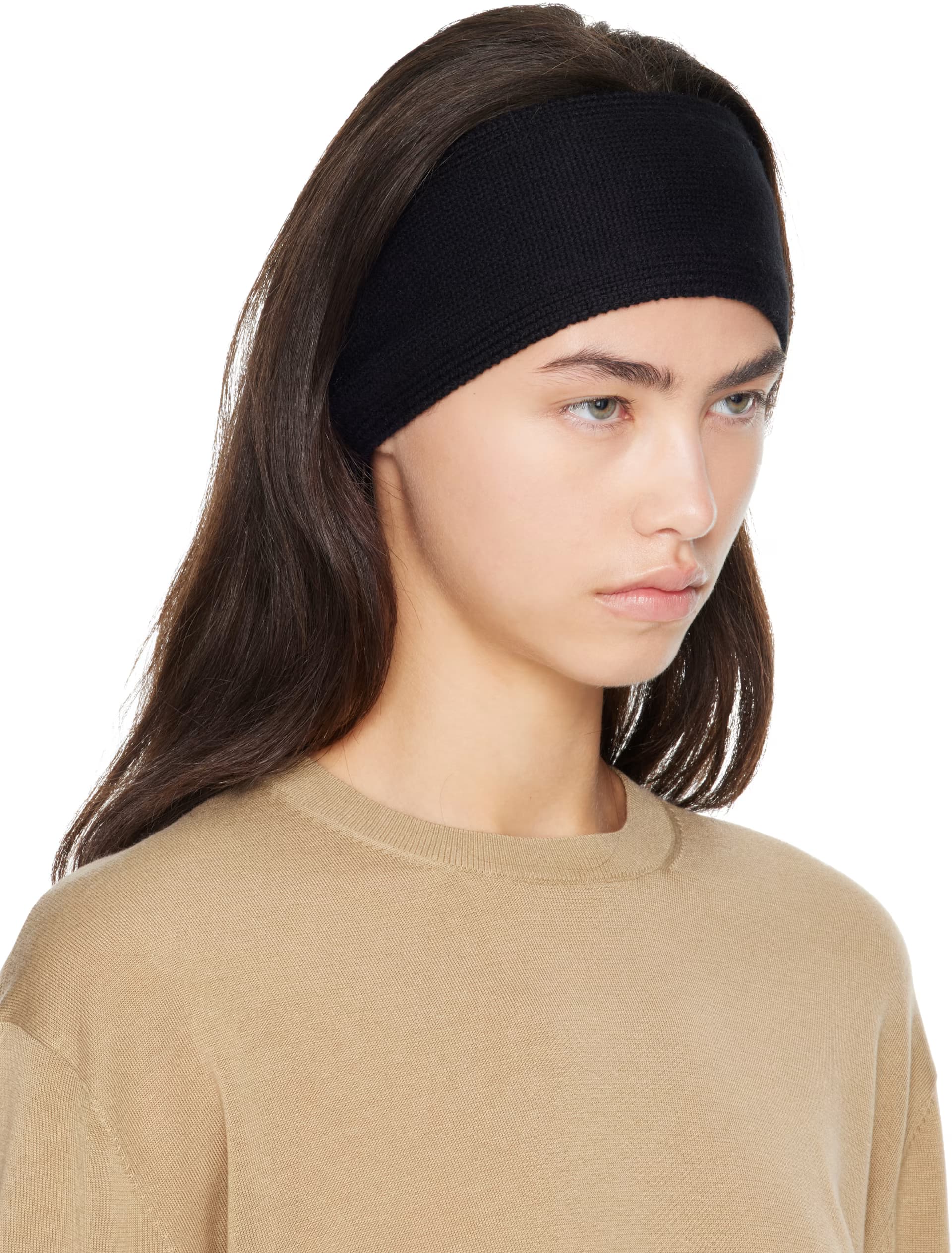 Black Cashmere Headband 2