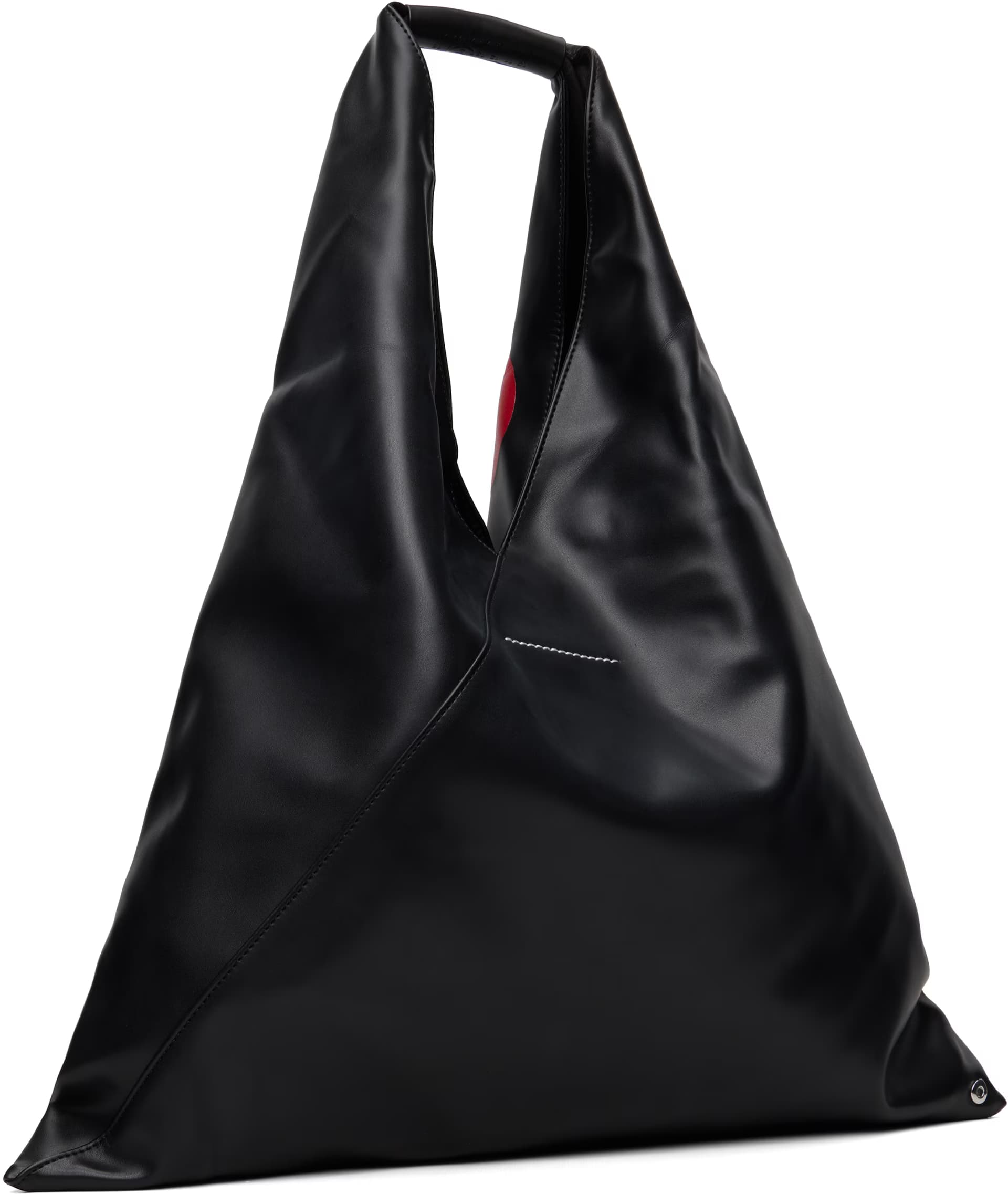 Black Classic Medium Tote by Mm6 Maison Margiela