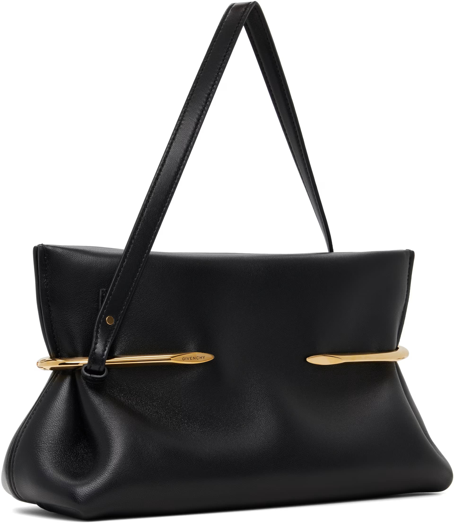 Black Pinch Soft Clutch by Givenchy