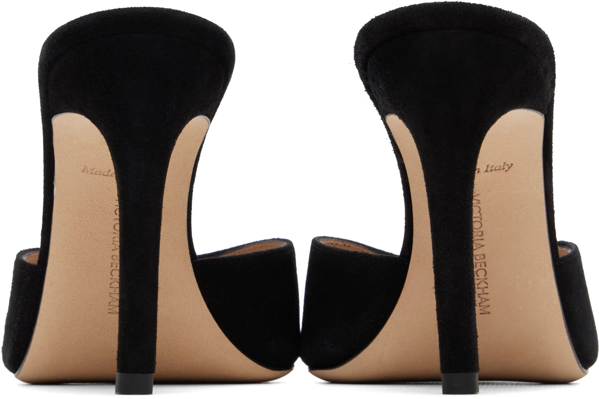 Black Harlow Open Toe 100 Heels 2