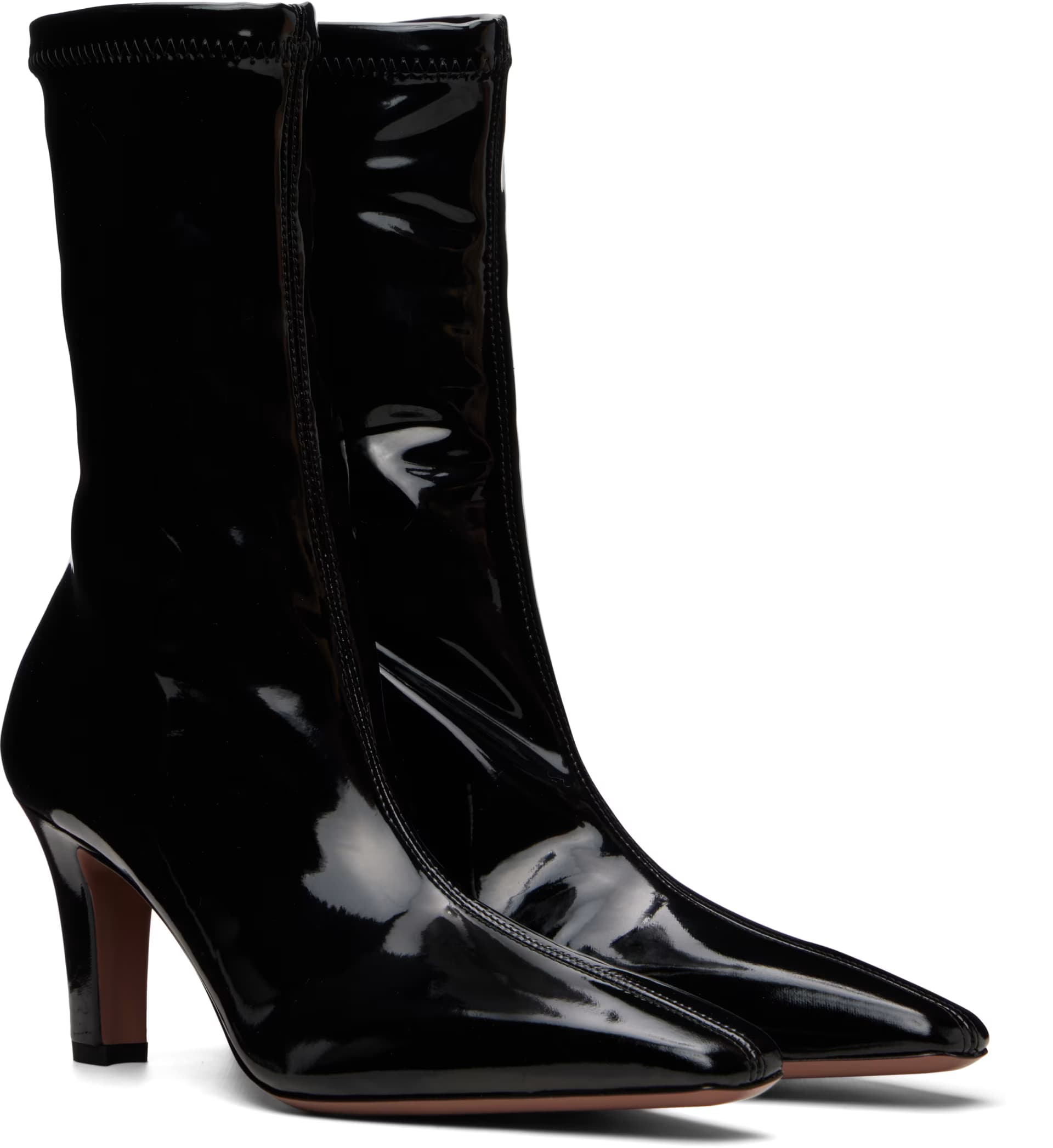 Black Belle 75mm Ankle Boots 4