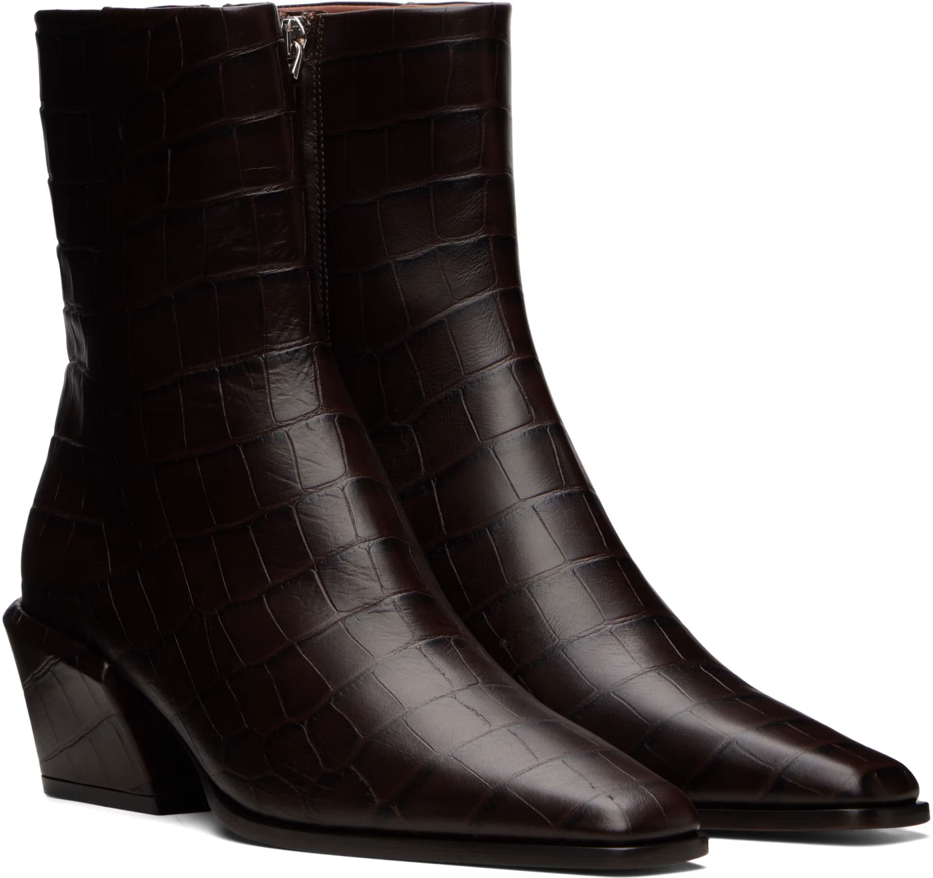 Brown Bettina 50 Ankle Boots by Paris Texas