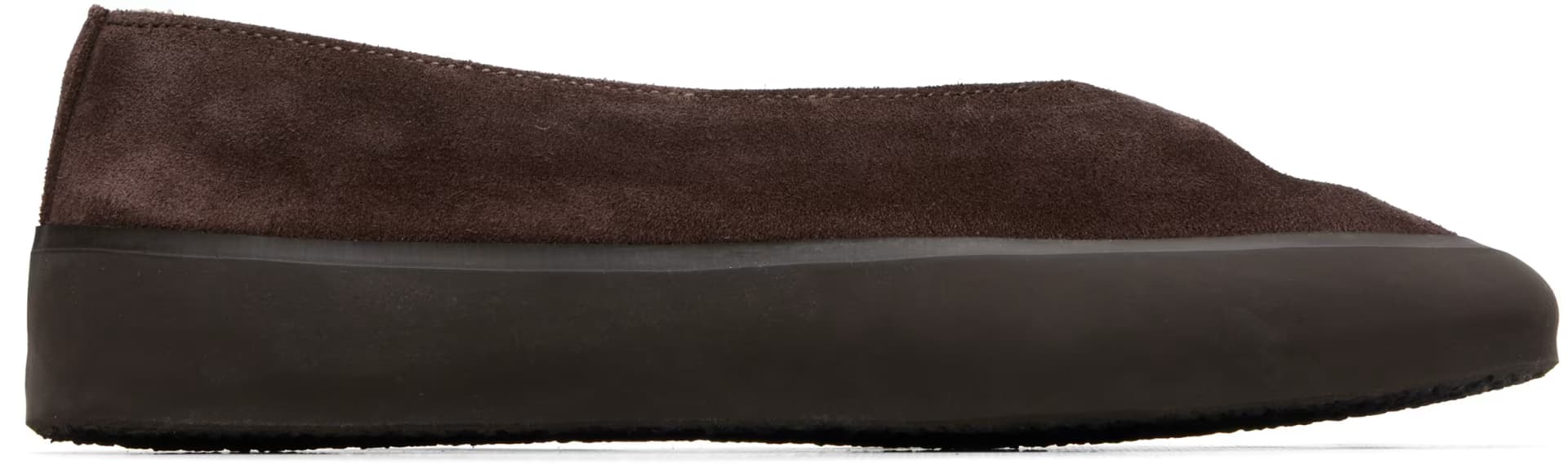 Brown Apres Ski Ballerina Flats by Le Monde Beryl
