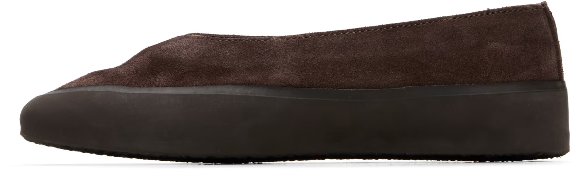 Brown Apres Ski Ballerina Flats 3