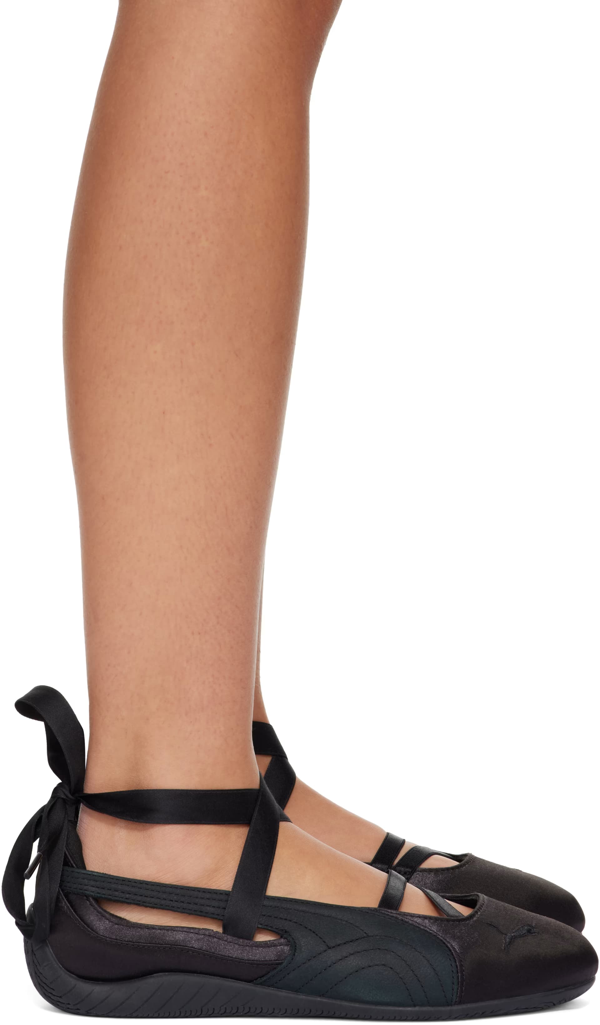 Black Speedcat Ballet Etoile Flats by PUMA