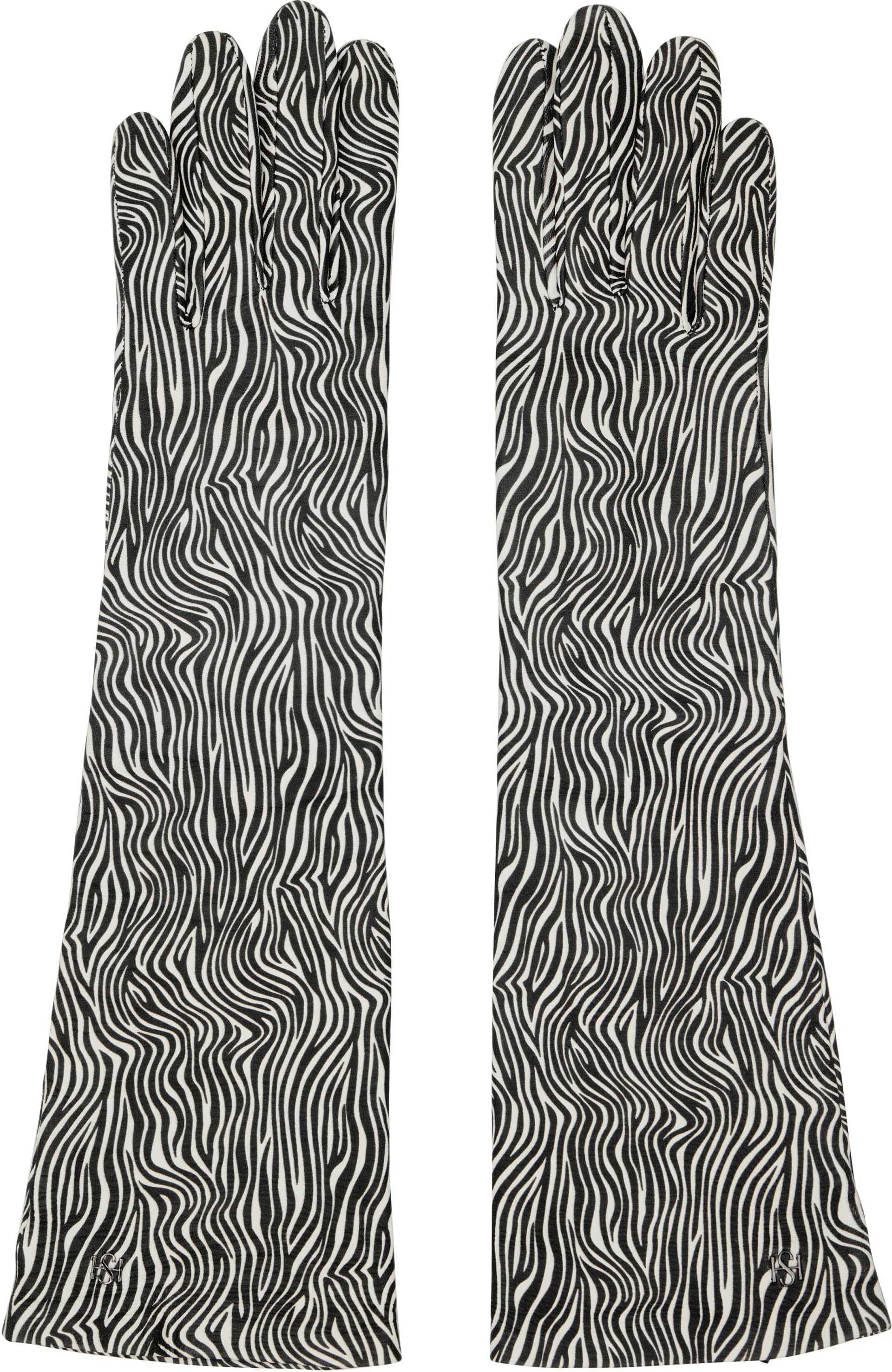Black & White Essentials Long Gloves by Handsome Stockholm