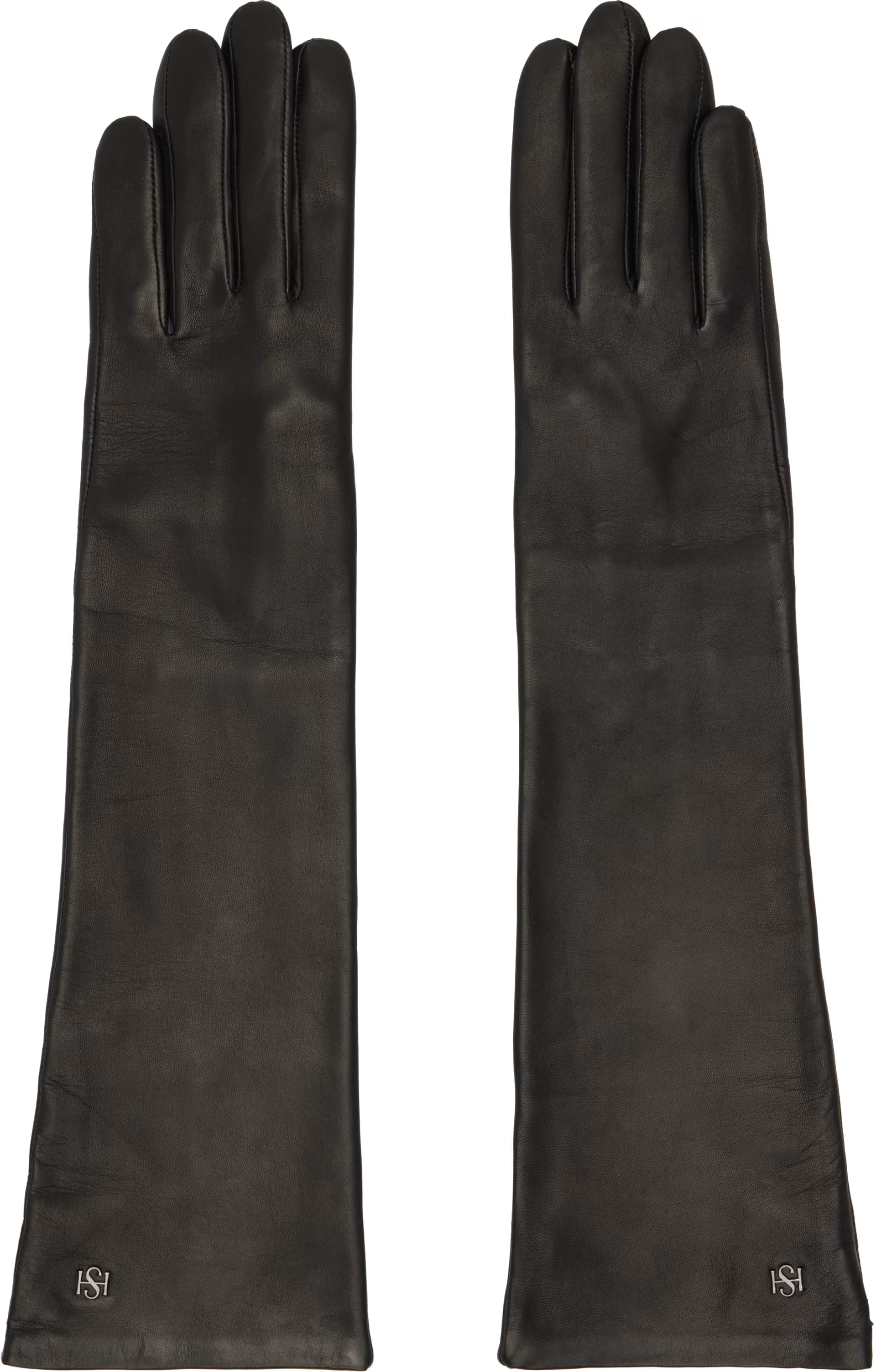 Black Essentials Long Gloves by Handsome Stockholm