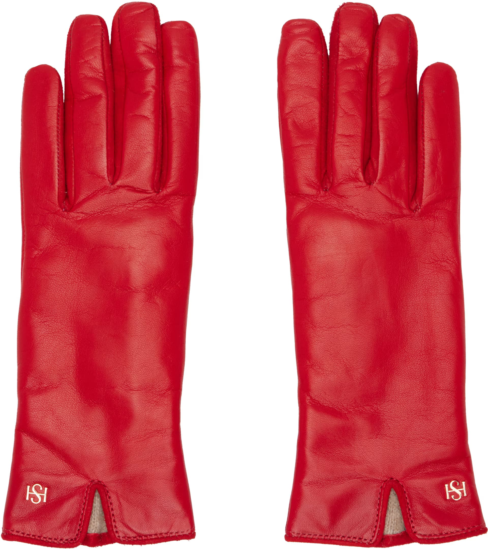 Red Essentials Gloves by Handsome Stockholm