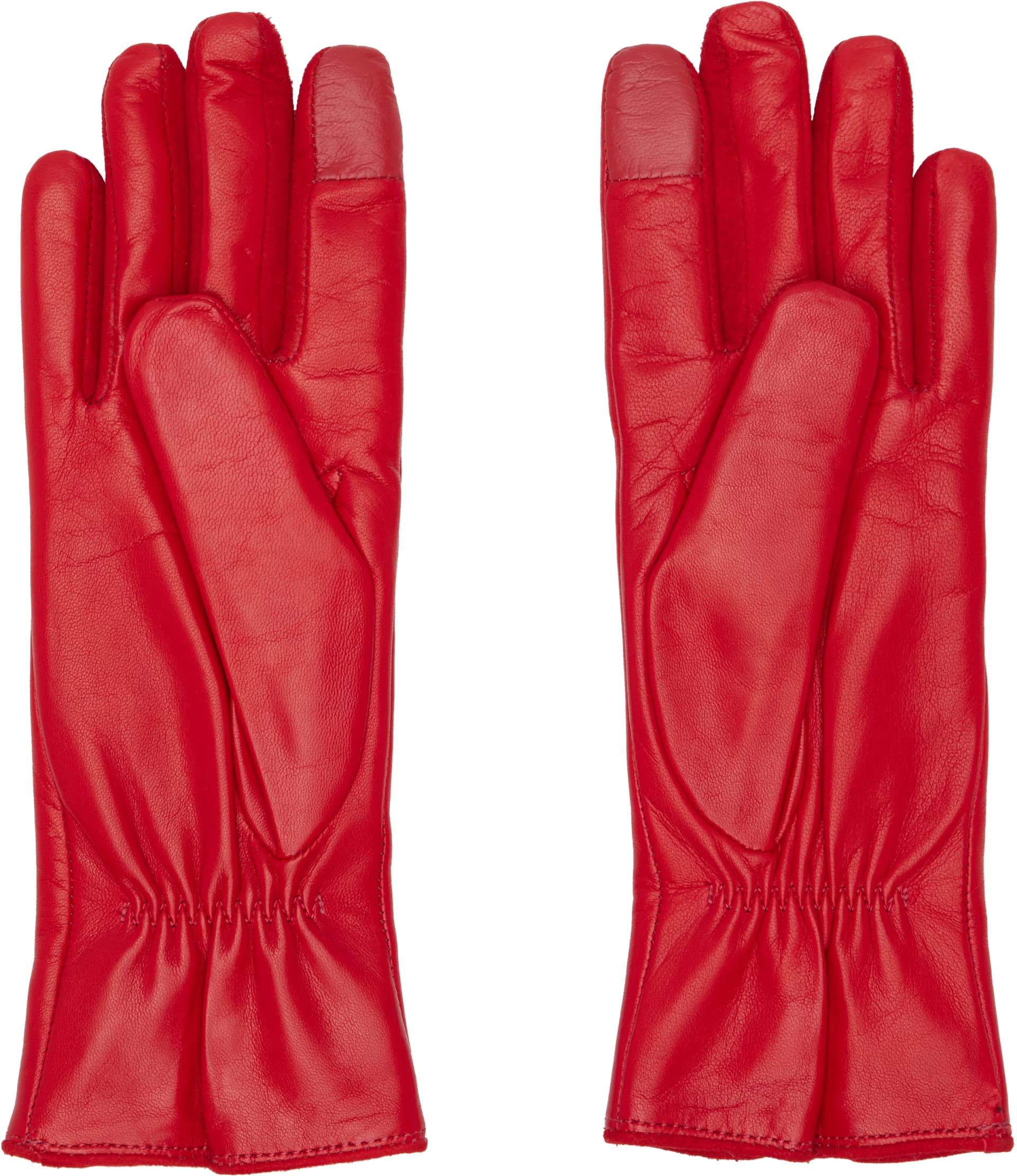 Red Essentials Gloves 2