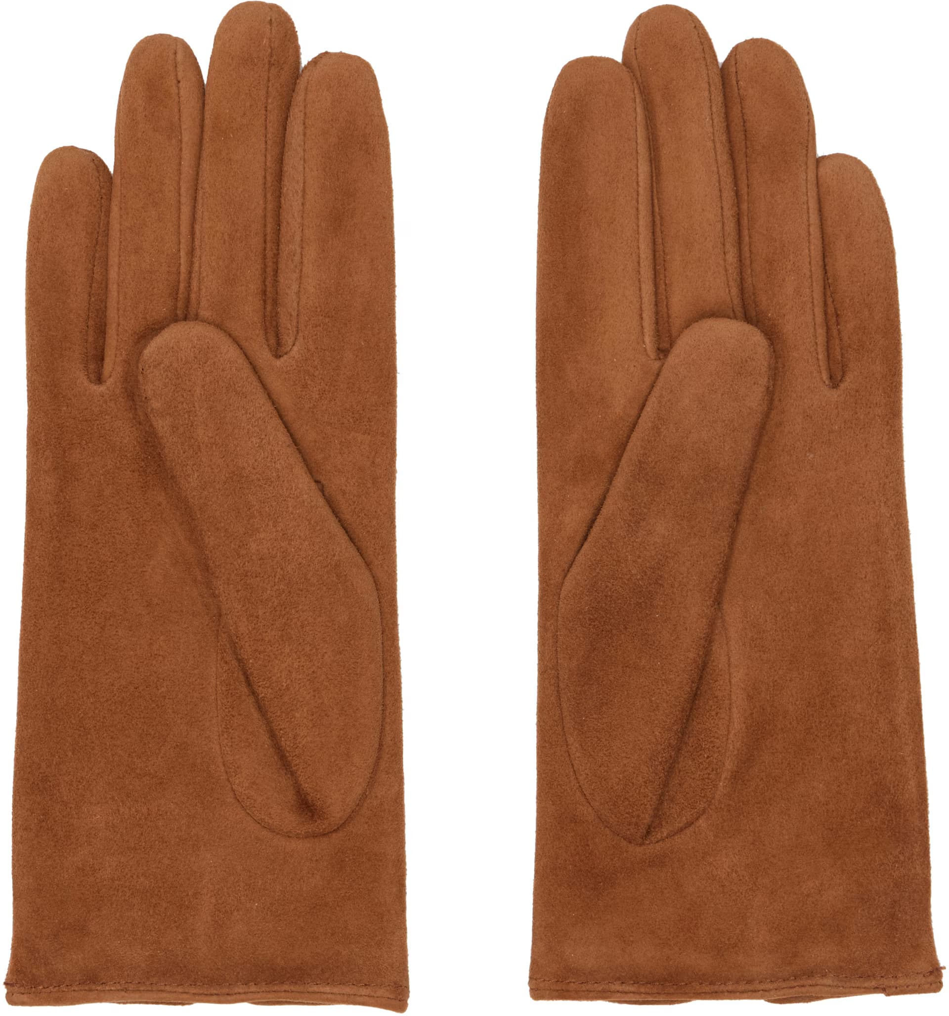 Brown Essentials Suede Gloves 2