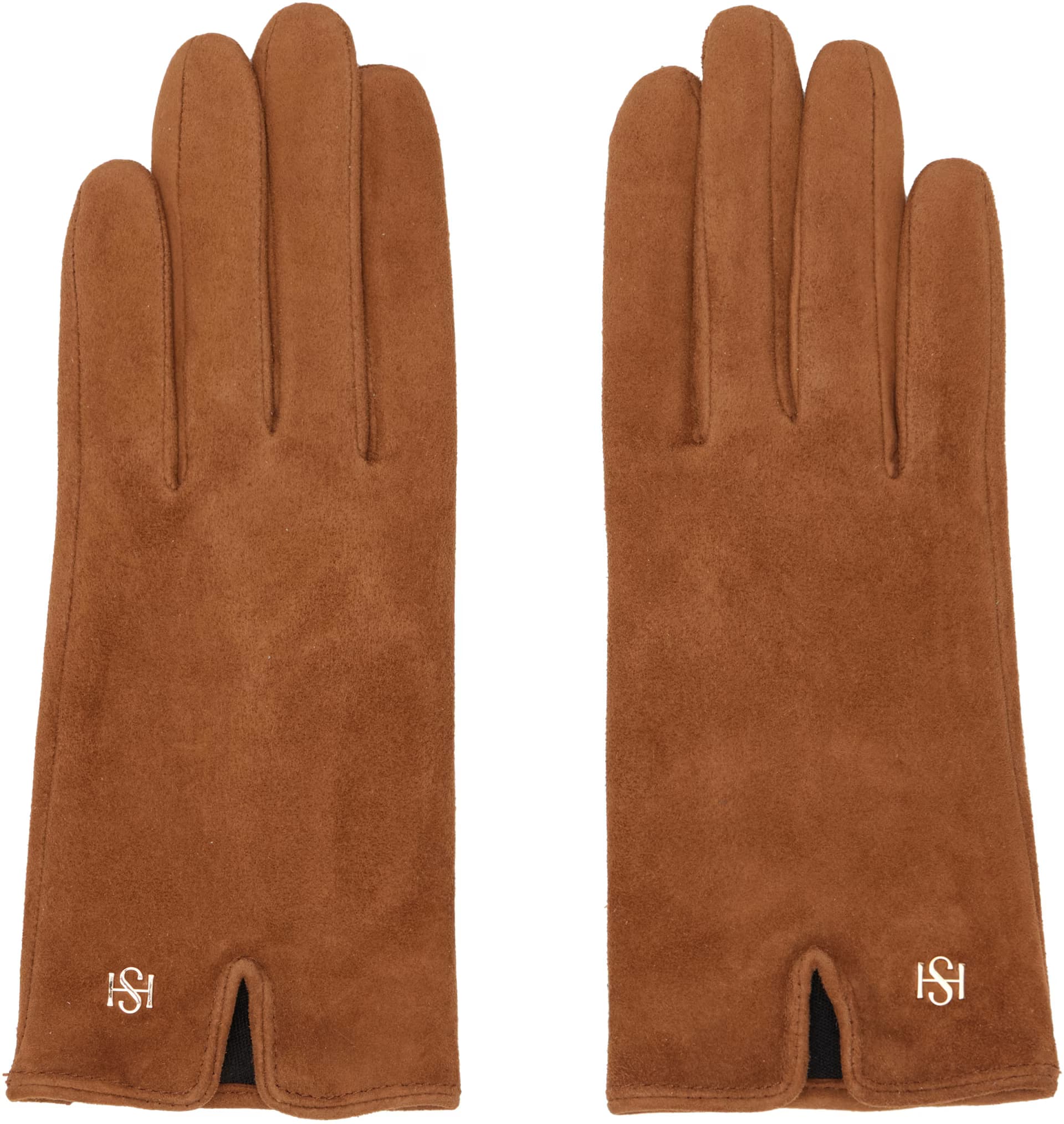 Brown Essentials Suede Gloves by Handsome Stockholm
