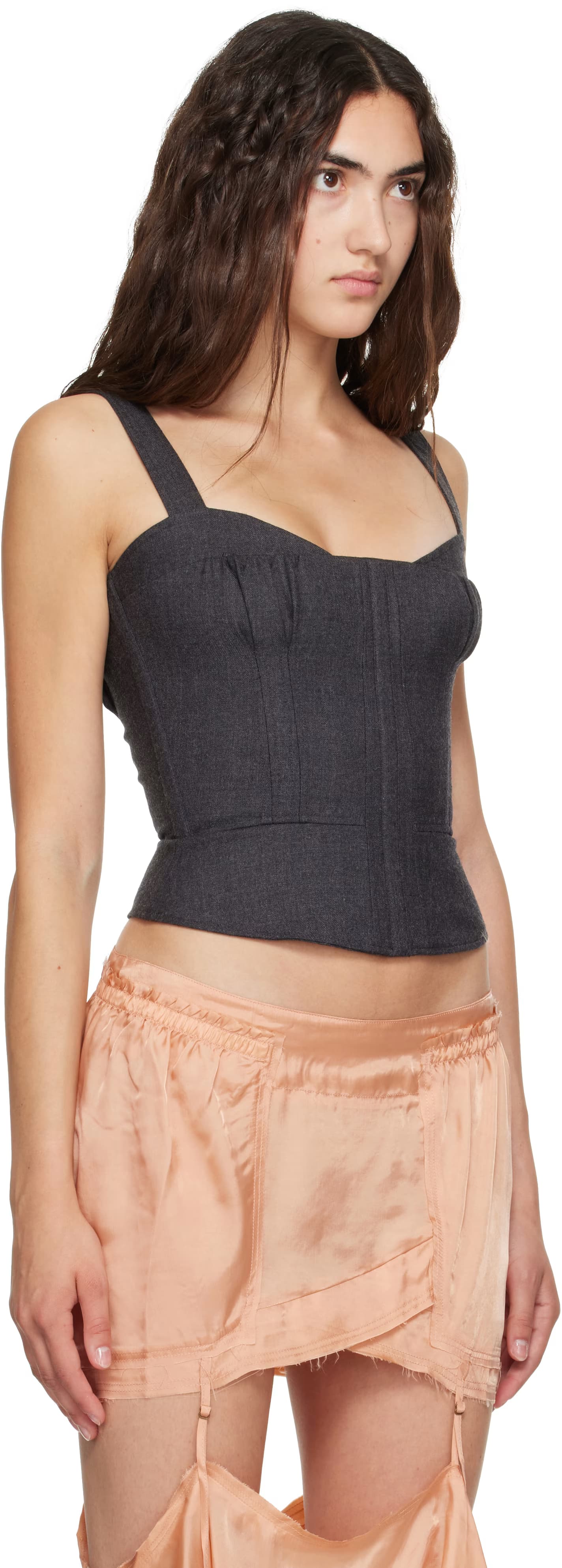 Gray Victoria Corset 2