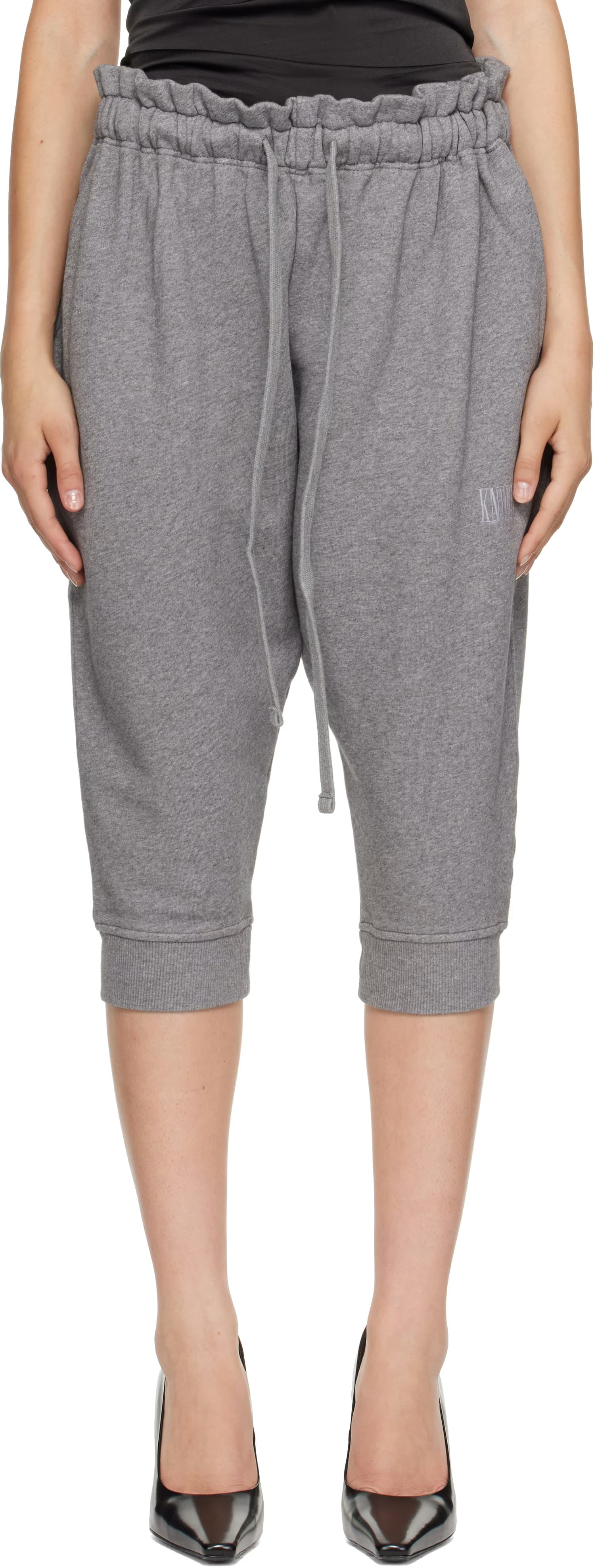 Gray Haze Breech Sweatpants by KNWLS